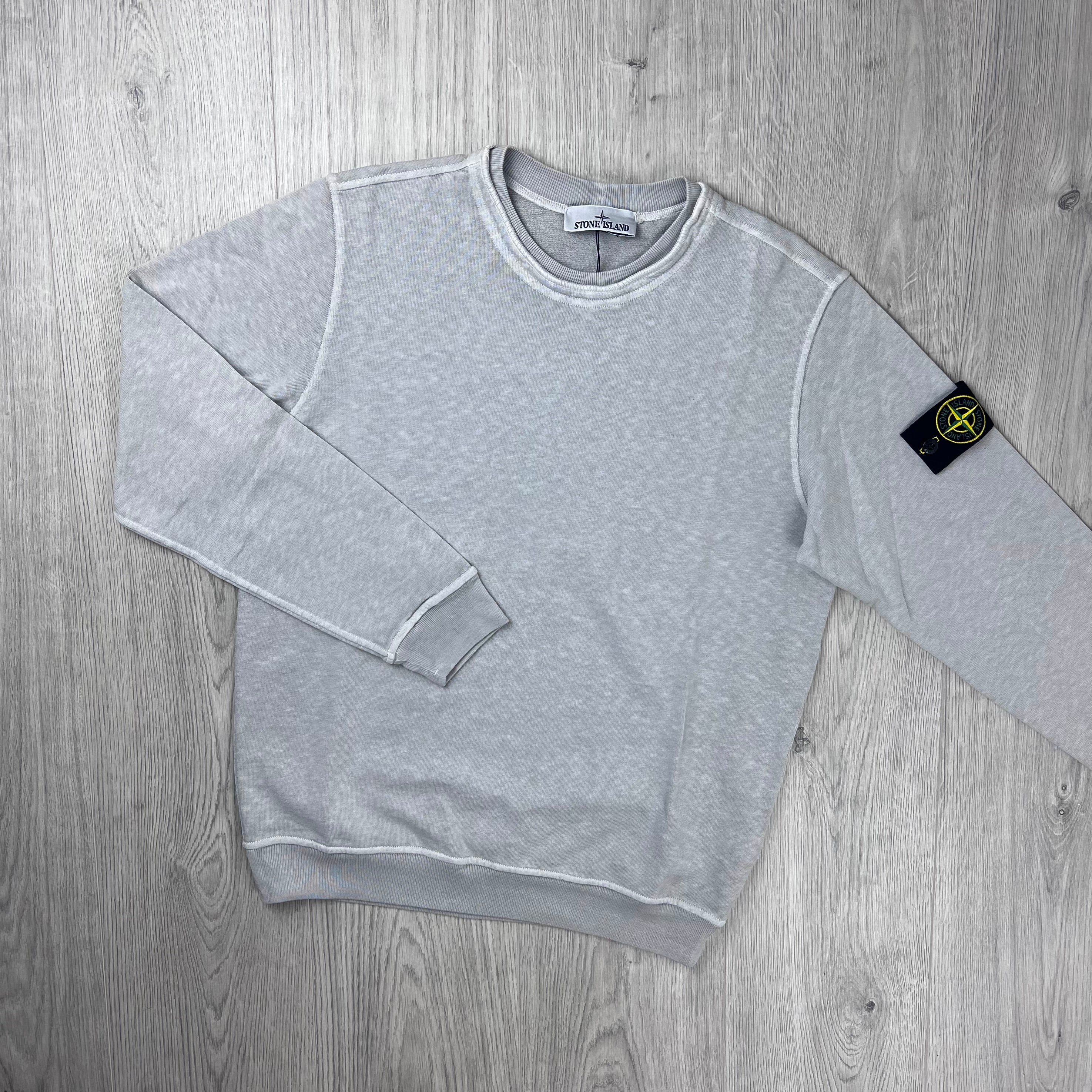 Stone Island Malife 'Old' Sweatshirt - Pearl Grey