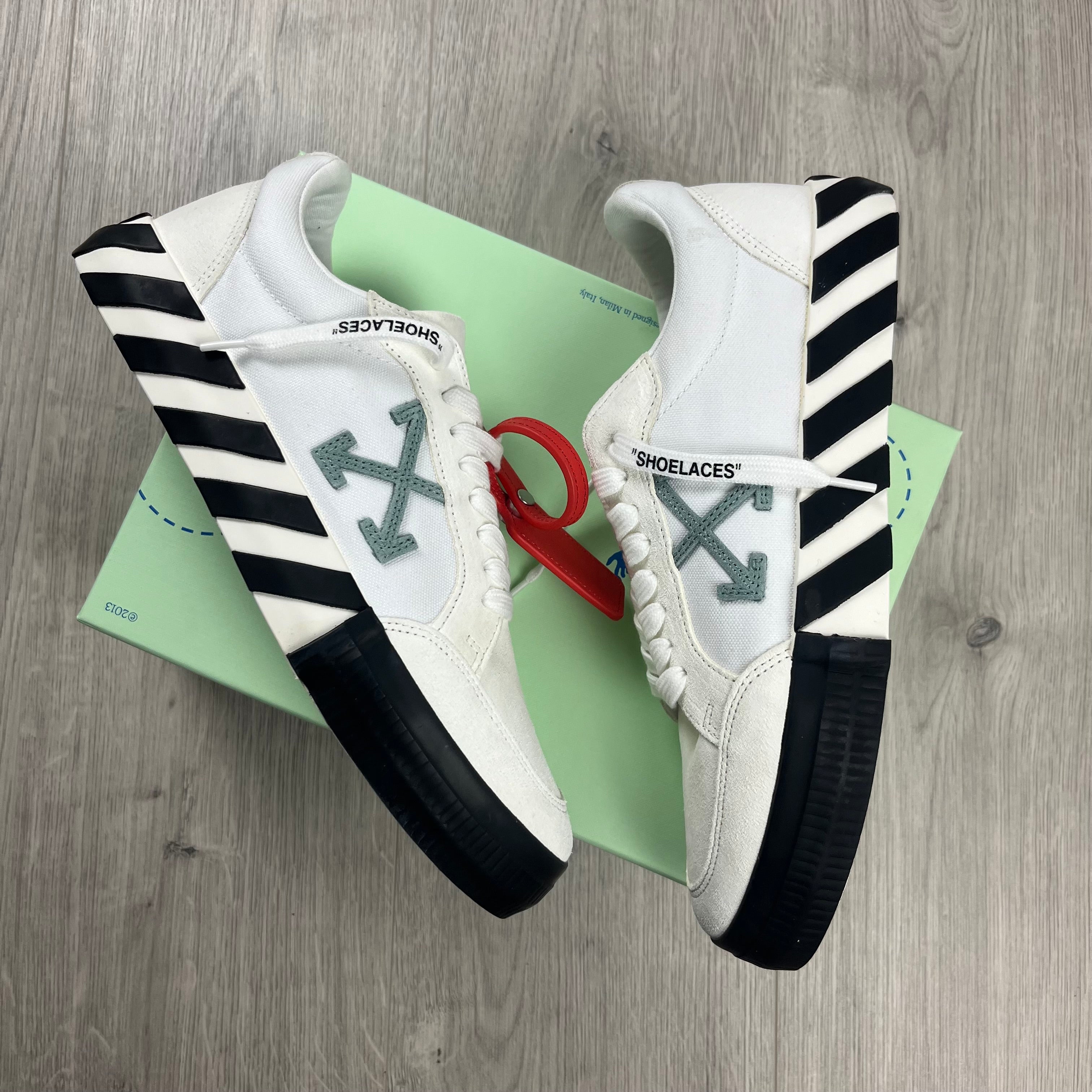 Off-White Canvas Sneakers - White