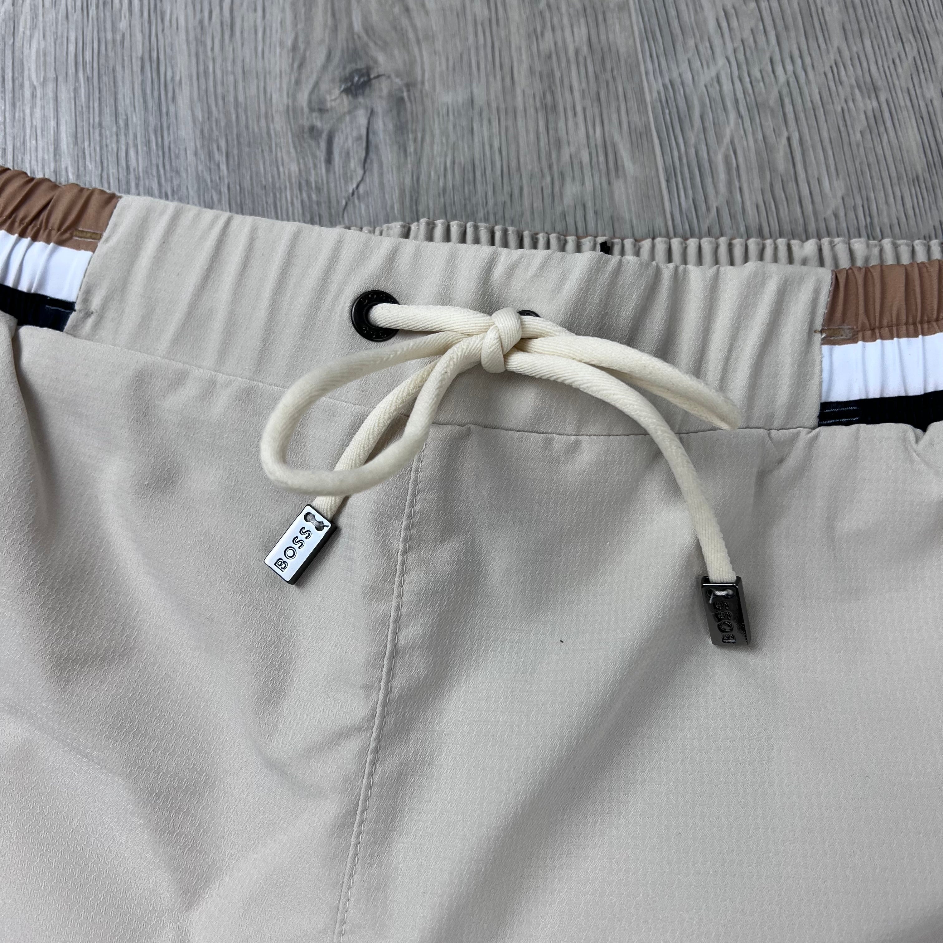 Hugo Boss Swim Shorts - Cream