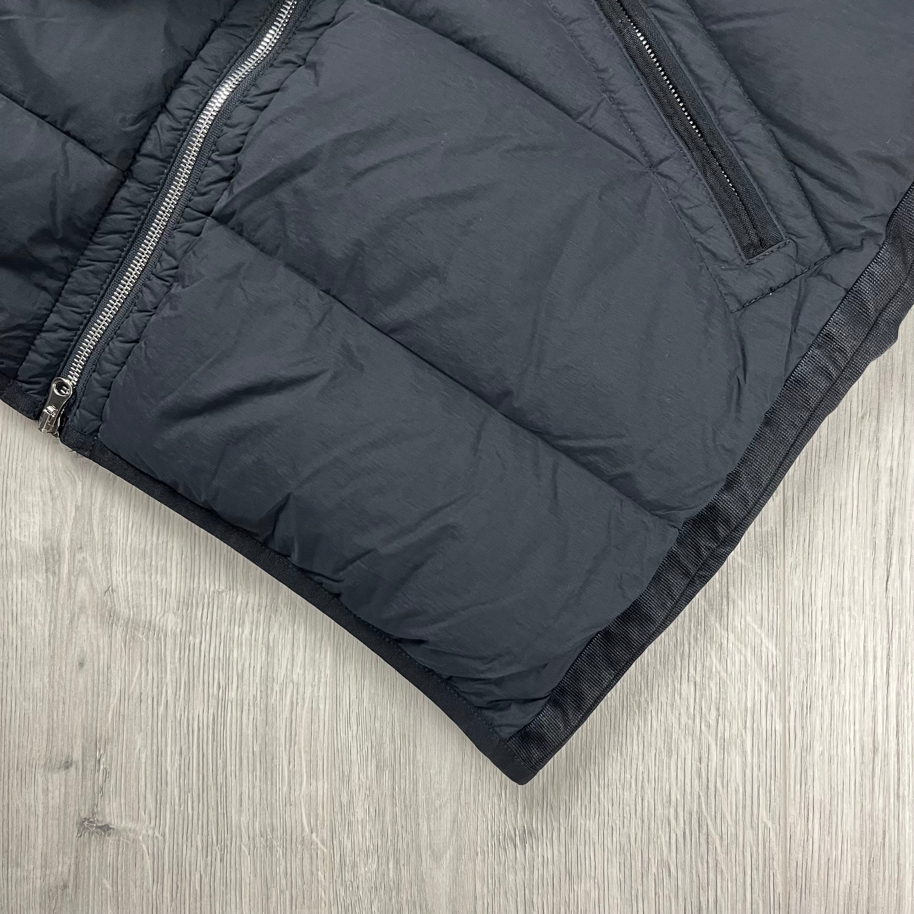 Stone Island Seamless Down-TC Coat in Black. On sale at Open Attire.