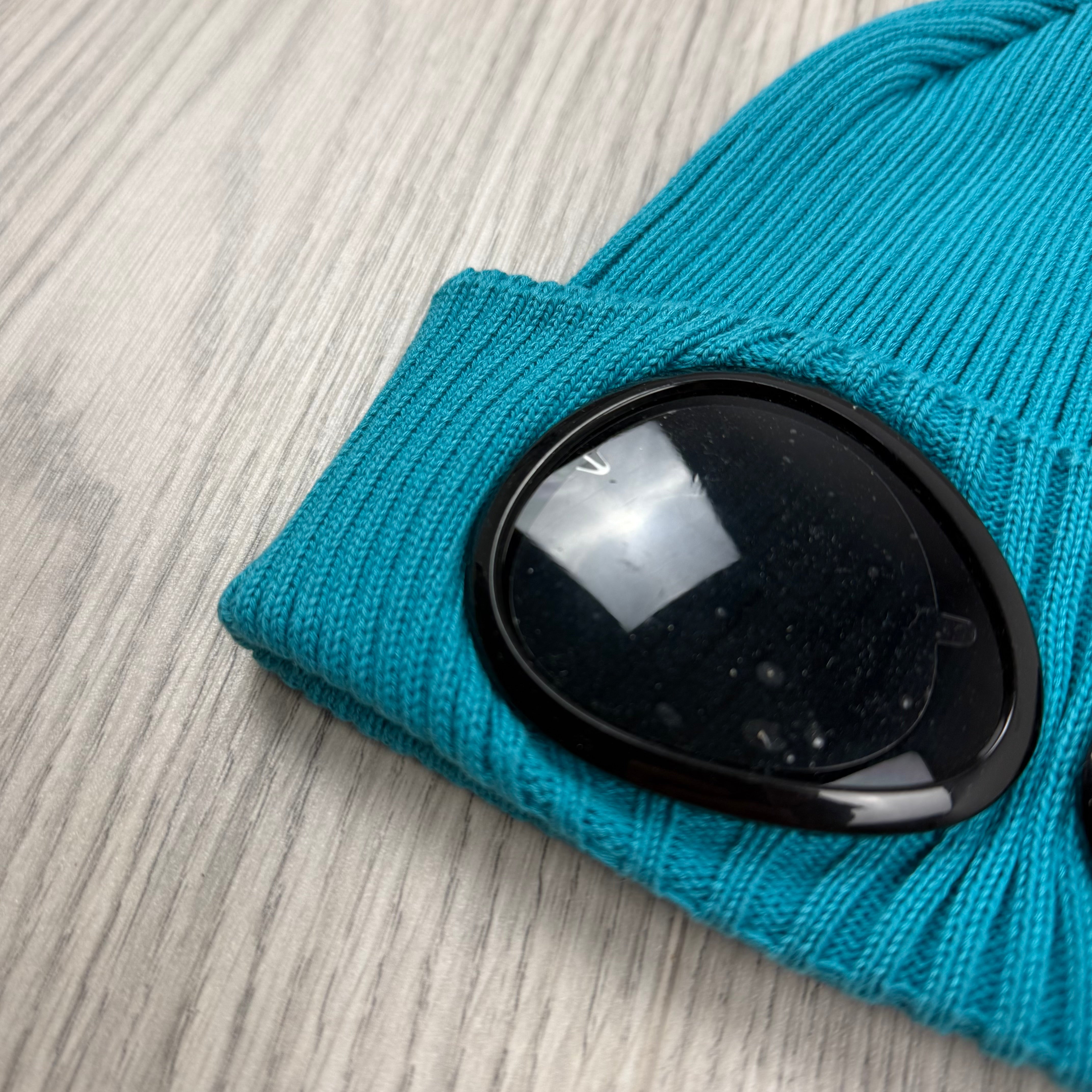 CP Company Goggle Beanie - Tile Blue