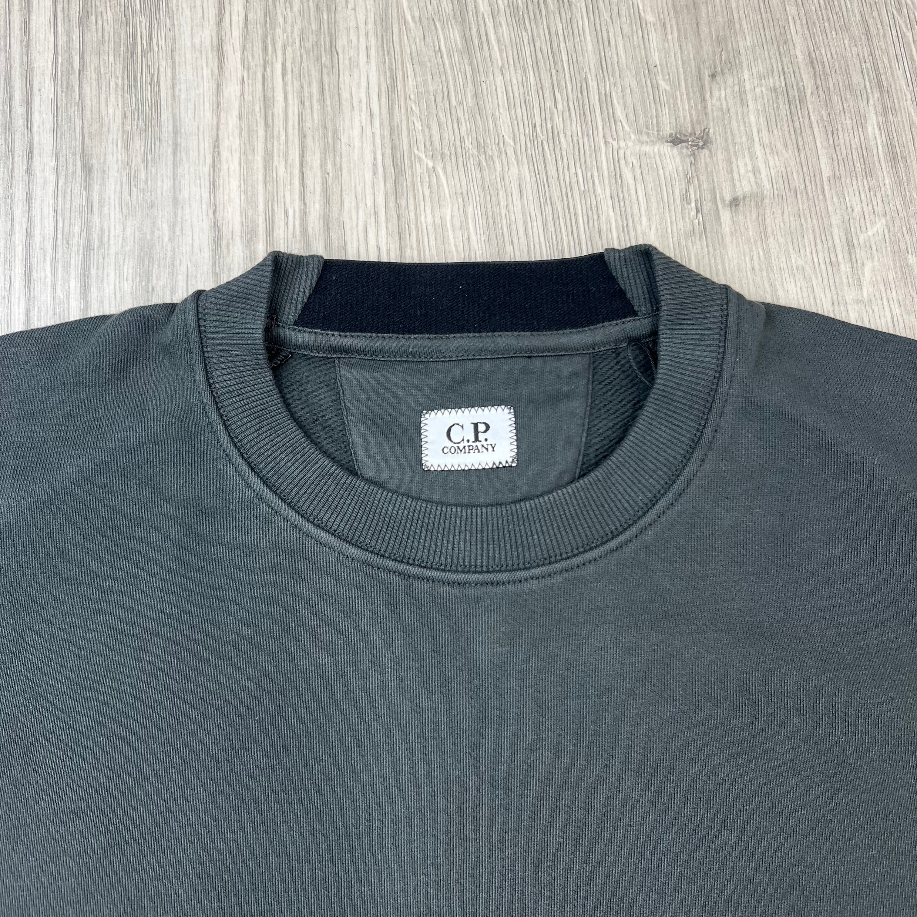 CP Company Raised Fleece Sweatshirt - Raven
