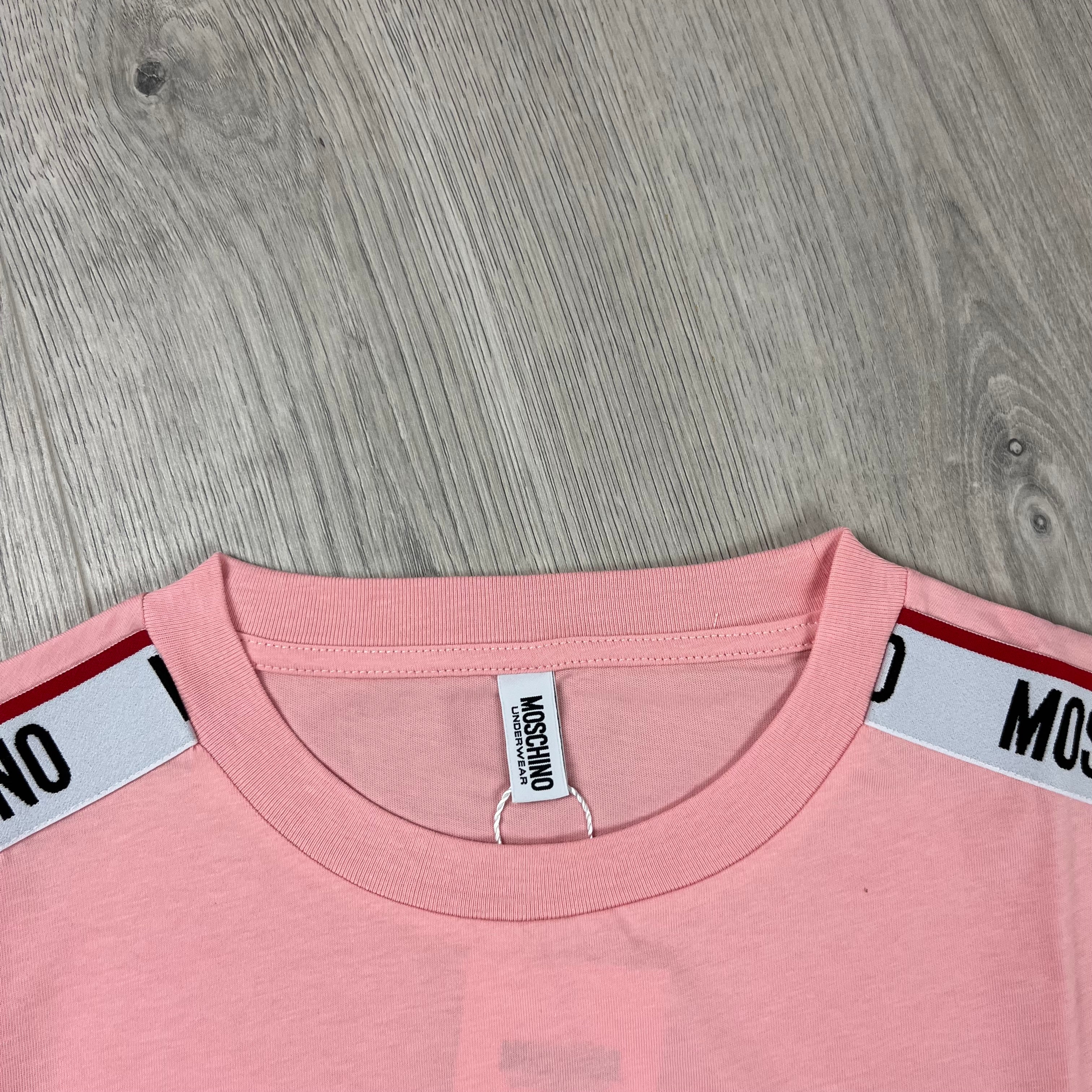 Moschino Tape T-Shirt - Pink