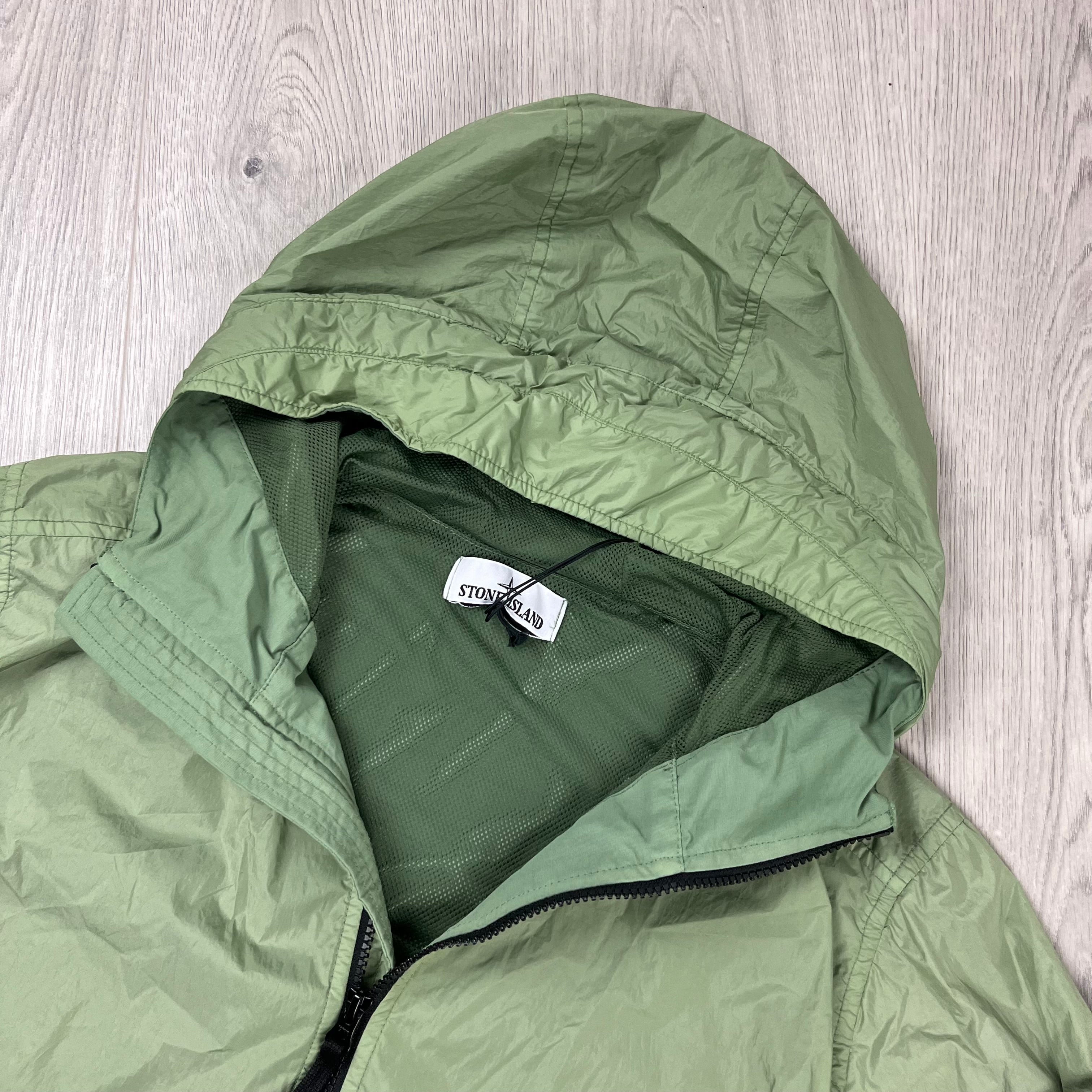 Stone Island Crinkle Reps Jacket - Sage Green