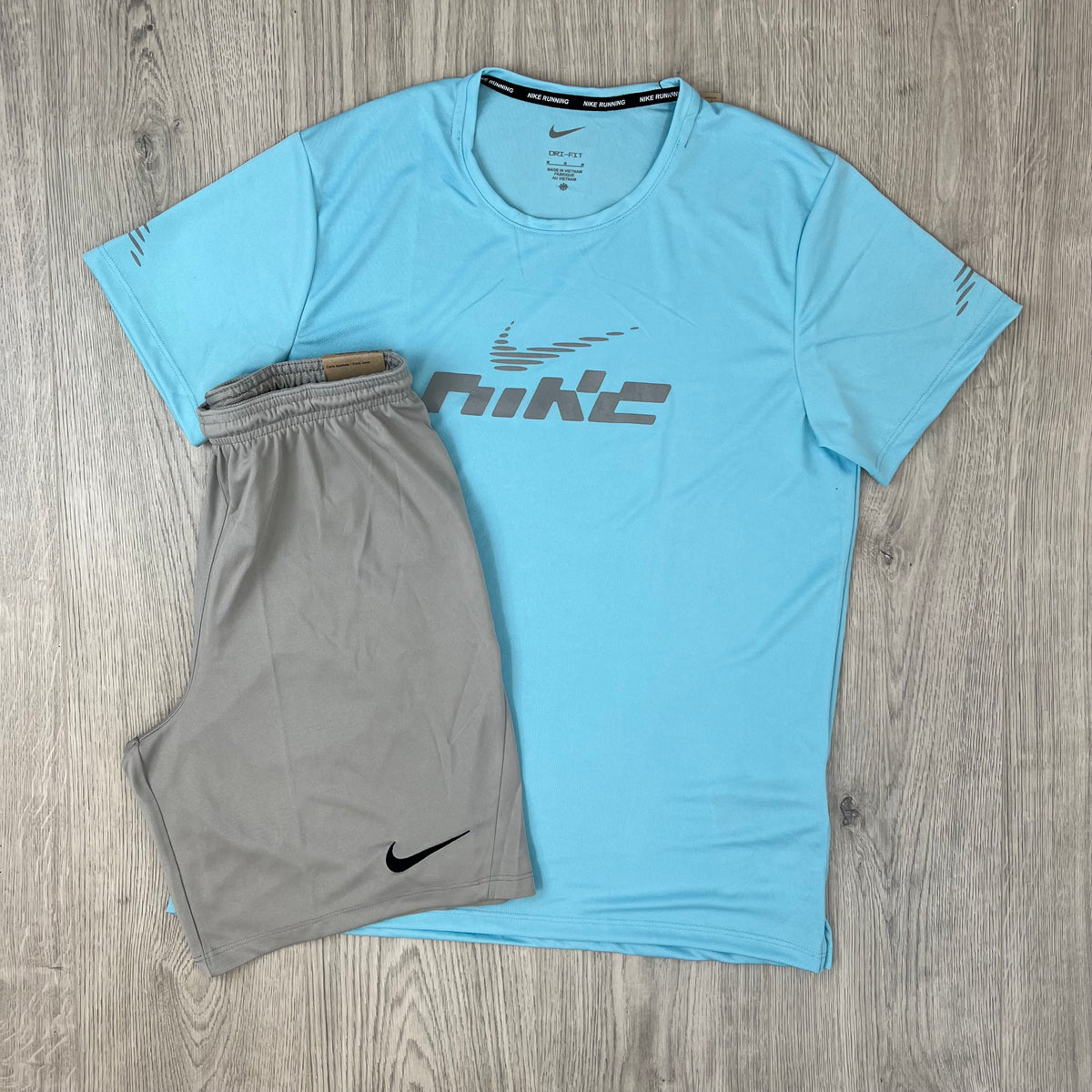 Nike 'Miler' Flash Set - Blue/Grey