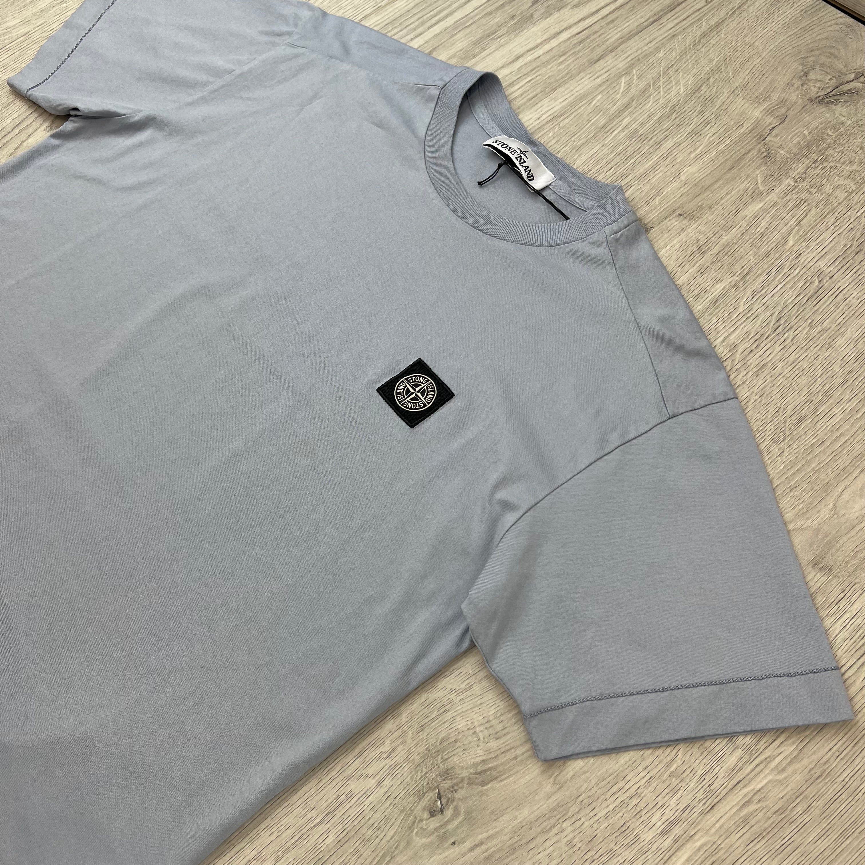 Stone Island Patch T-Shirt - Ash Grey