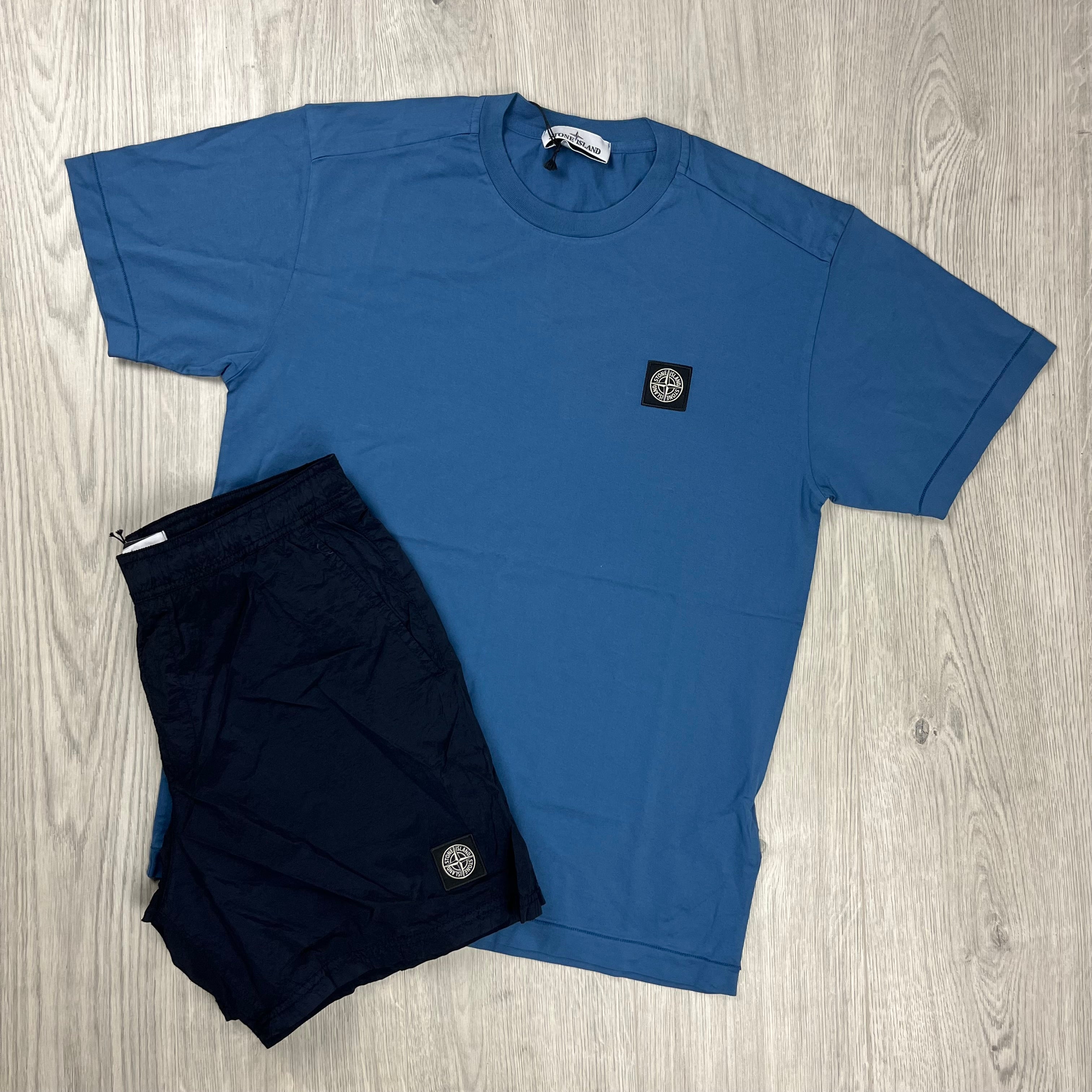 Stone Island Holiday Set - Mid Blue/Navy