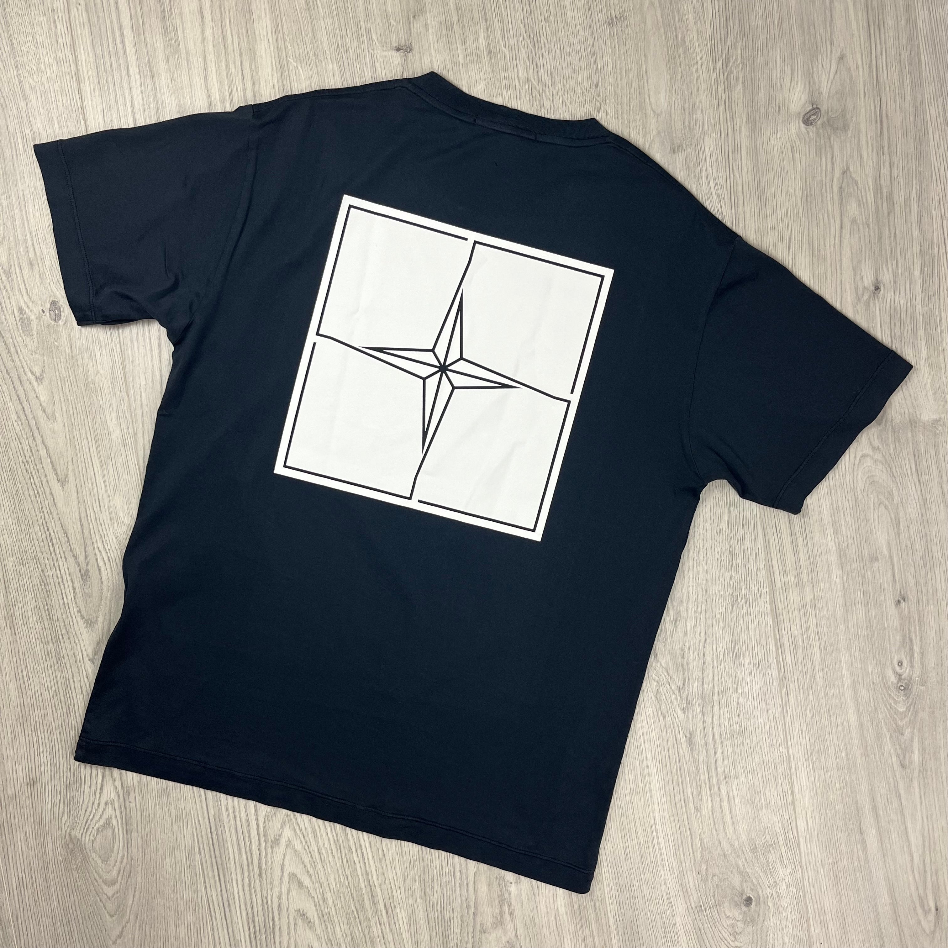 Stone Island Printed T-Shirt - Navy
