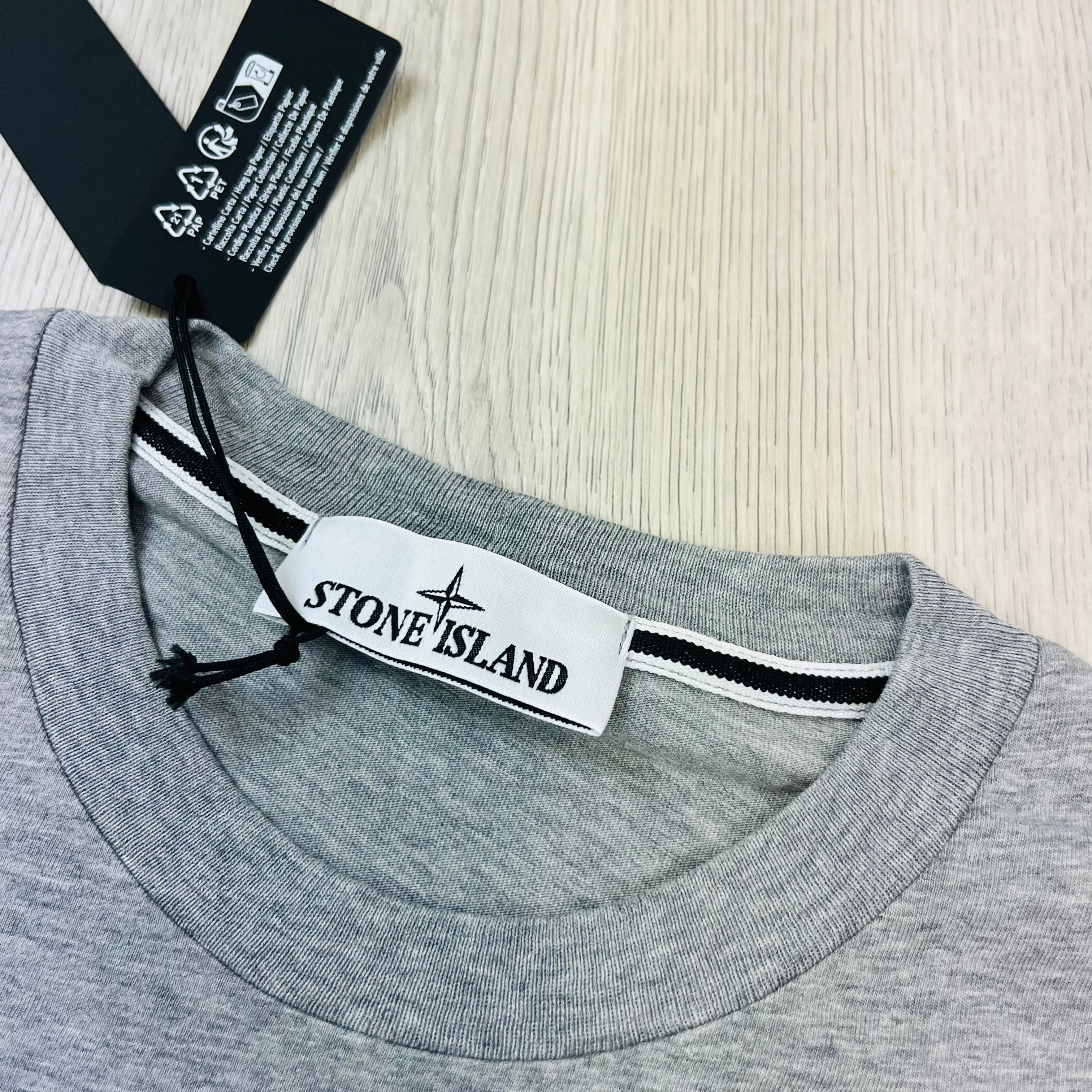 Stone Island Printed T-Shirt - Grey