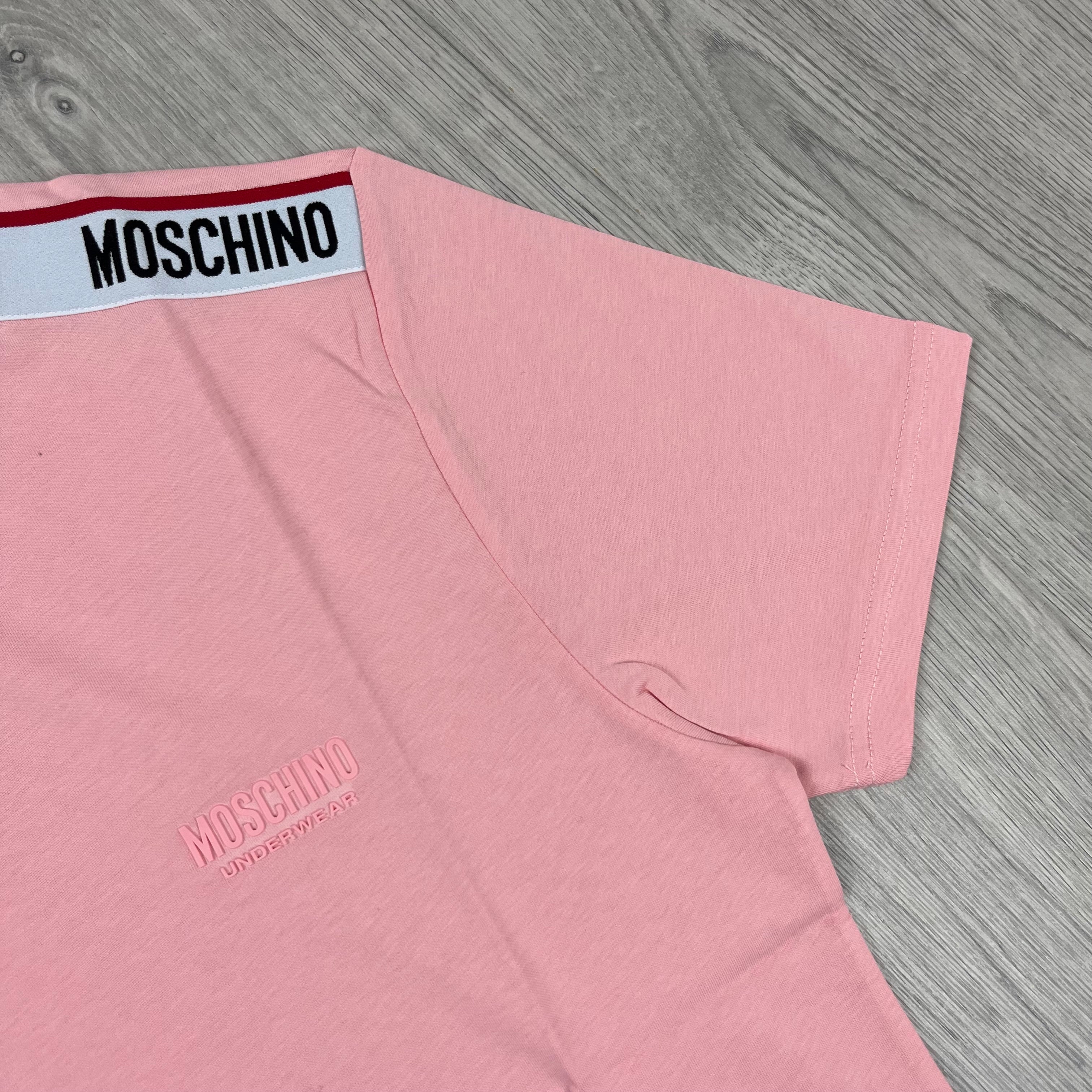 Moschino Tape T-Shirt - Pink