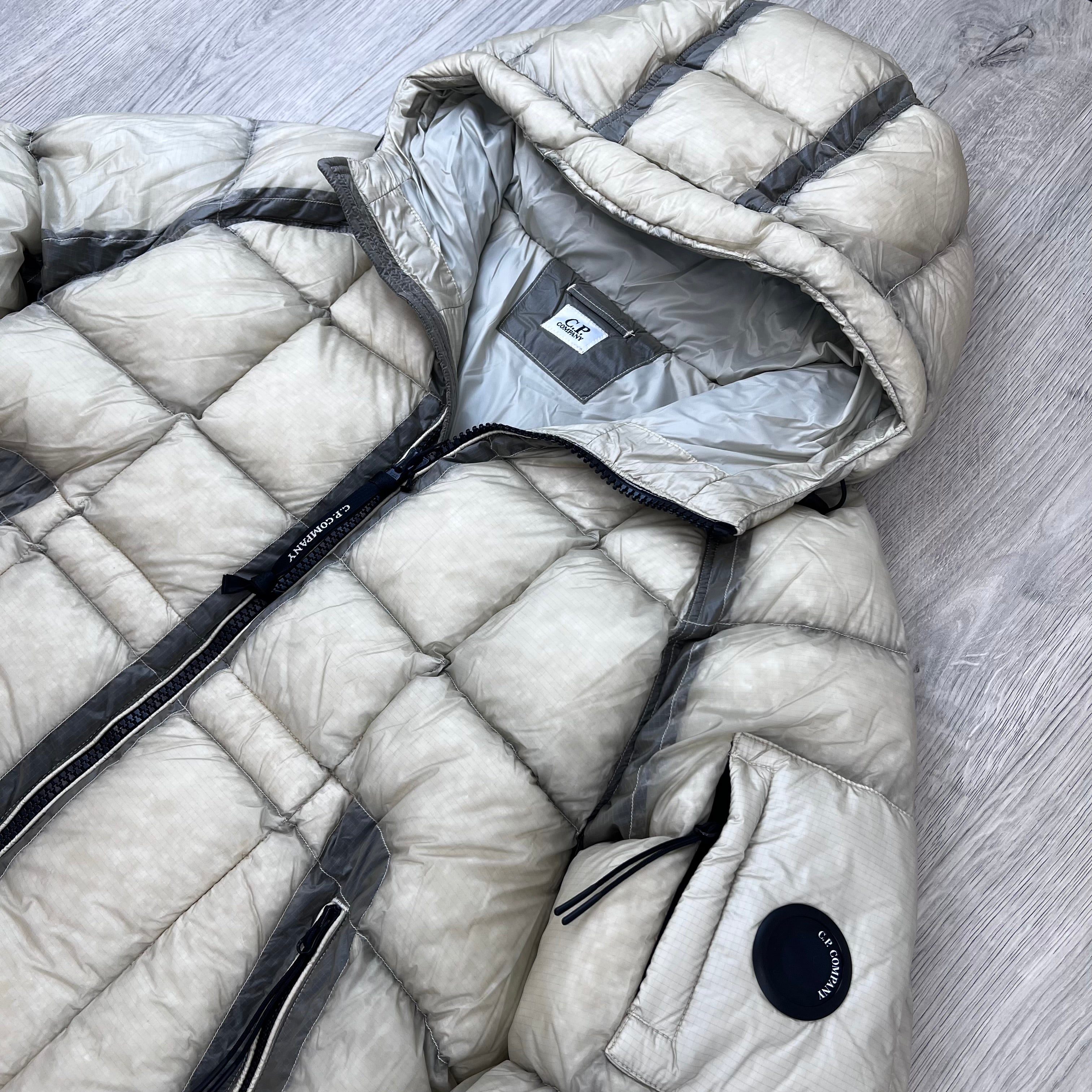 CP Company D.D. Shell Down Jacket - Silver Birch