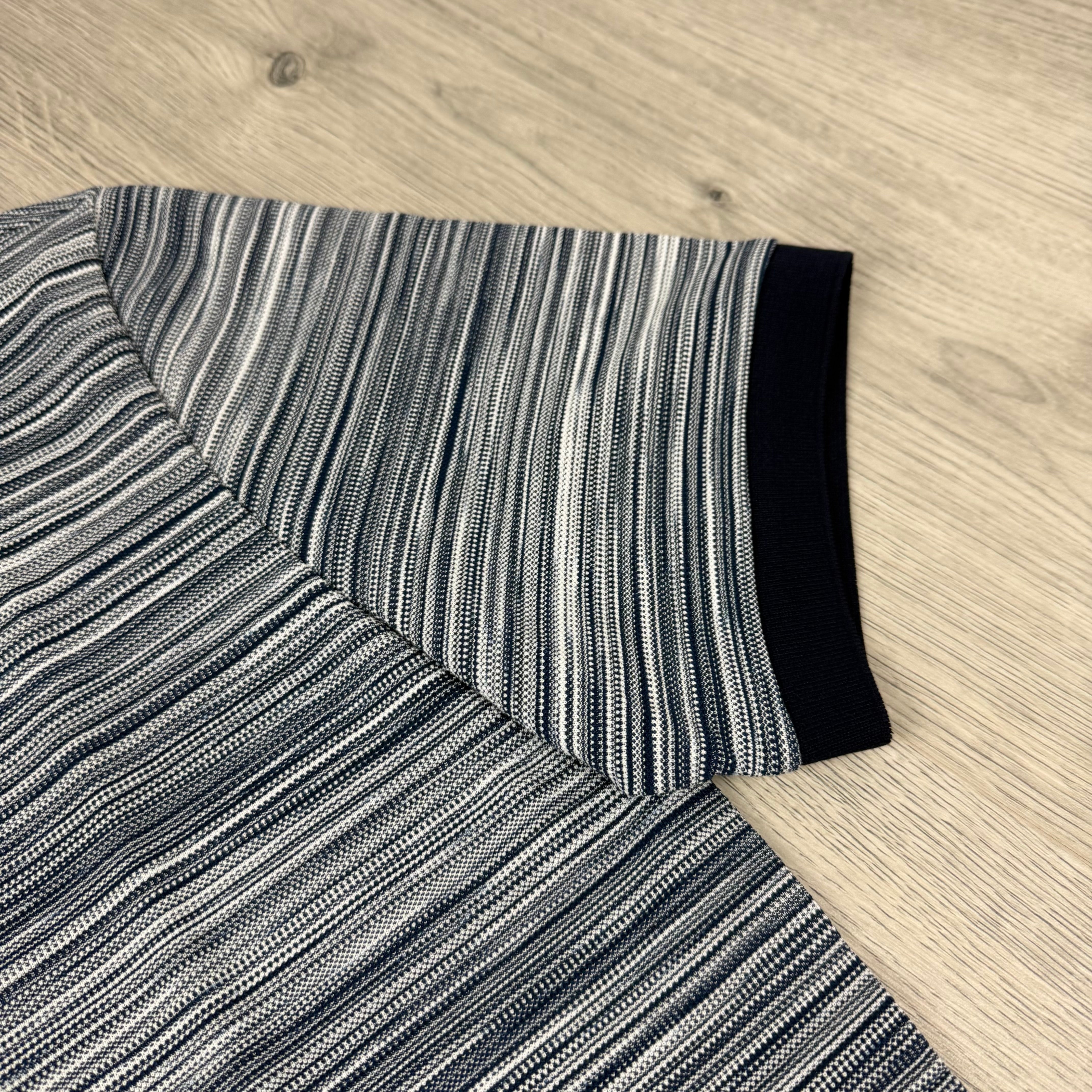 Missoni Space Dye Polo Shirt - Navy