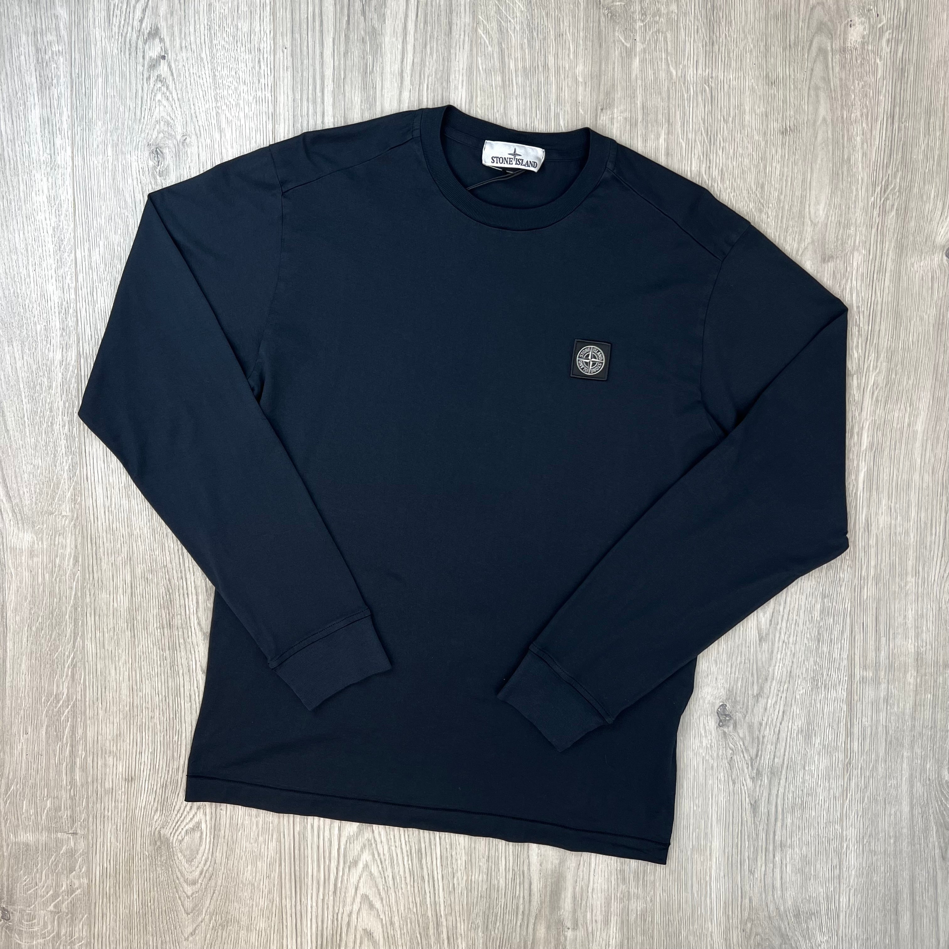 Stone Island Long Sleeve T-Shirt - Navy