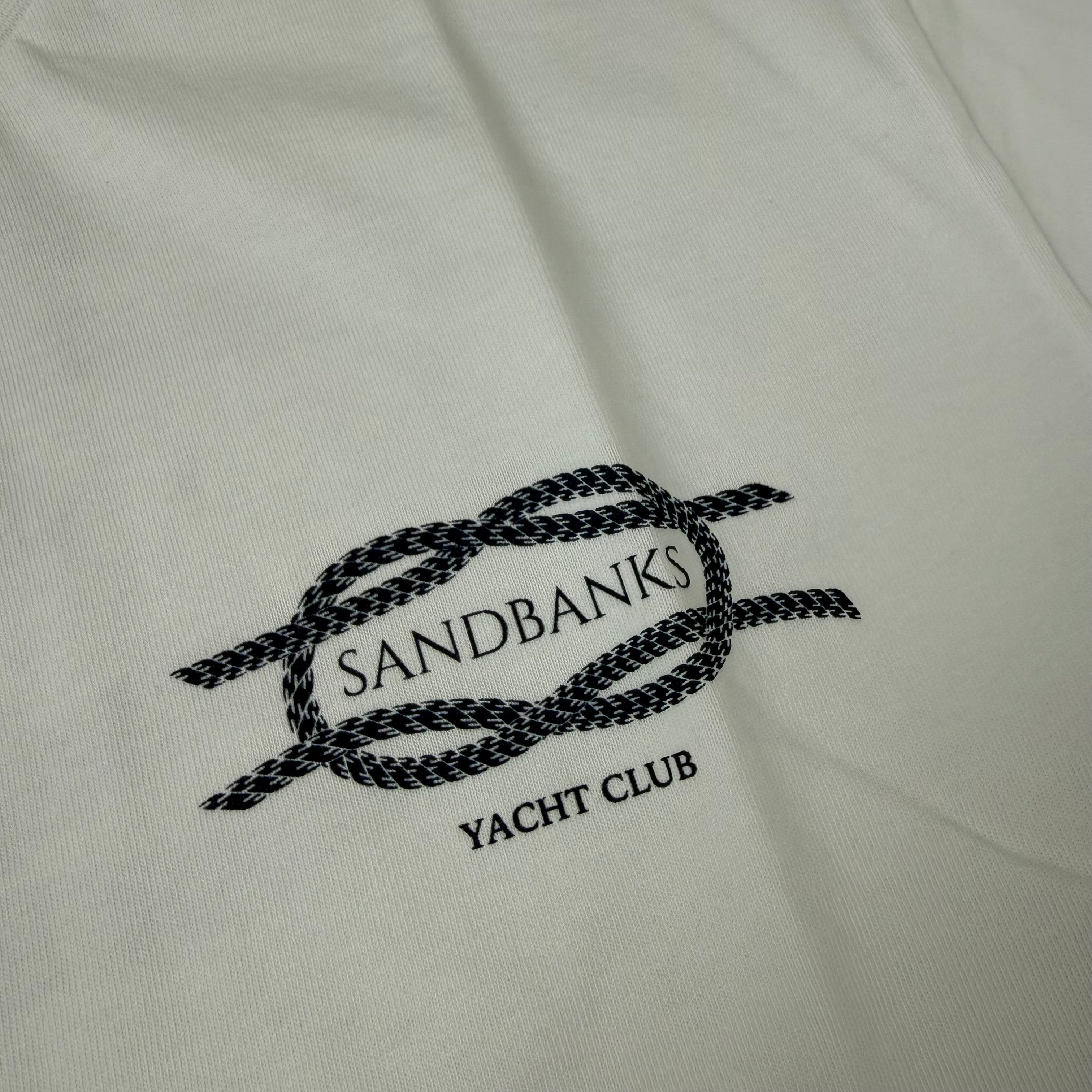 Sandbanks 'Yacht Club' T-Shirt - White