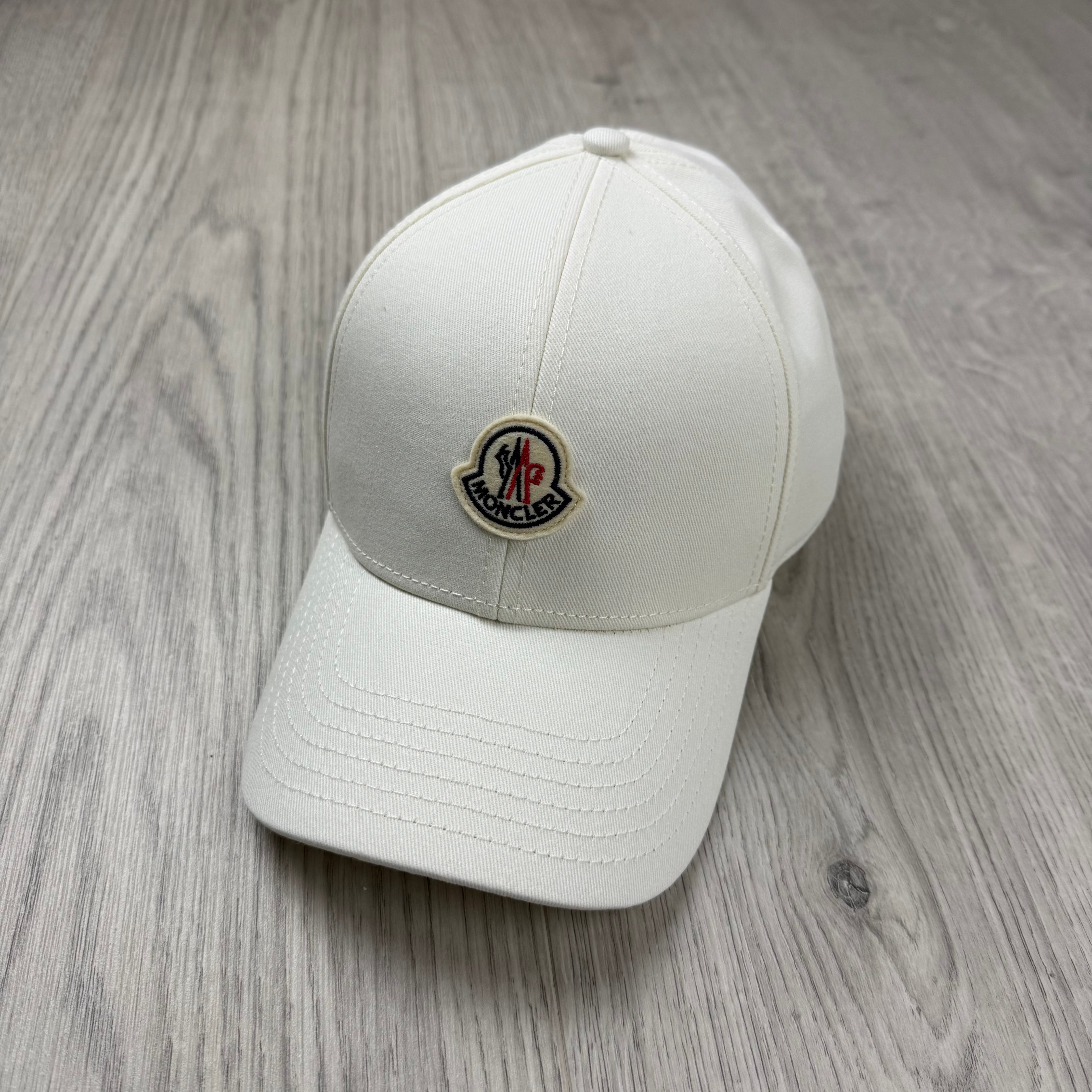 Moncler Baseball Cap - White