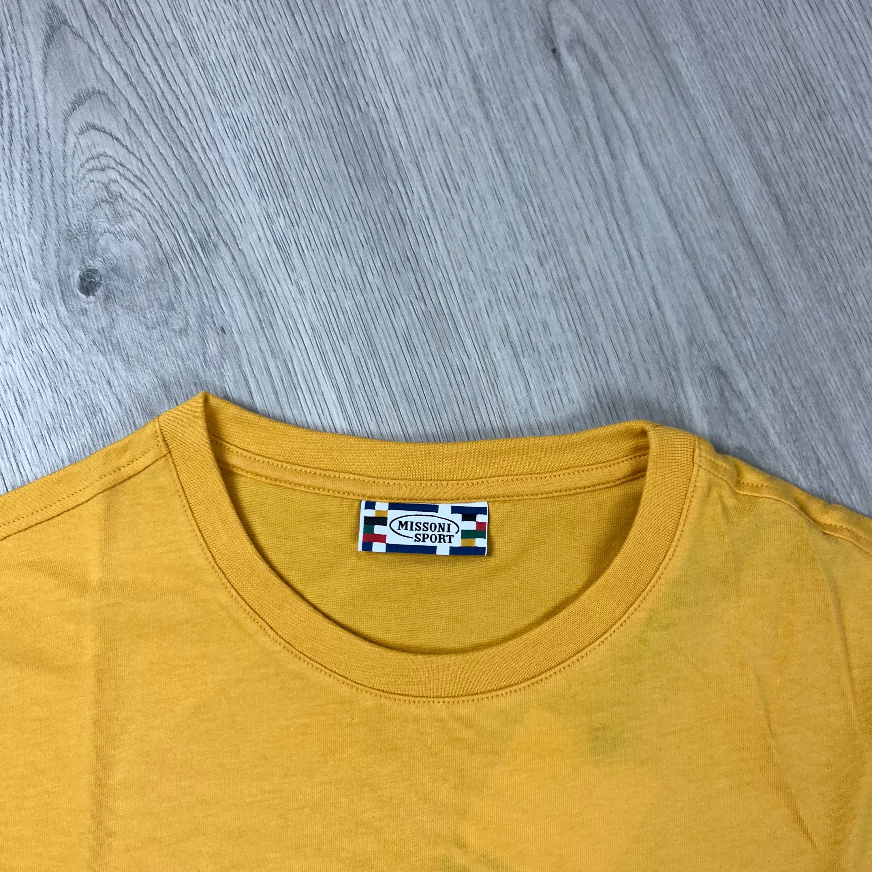 Missoni Sport T-shirt in Yellow. On sale at Open Attire.