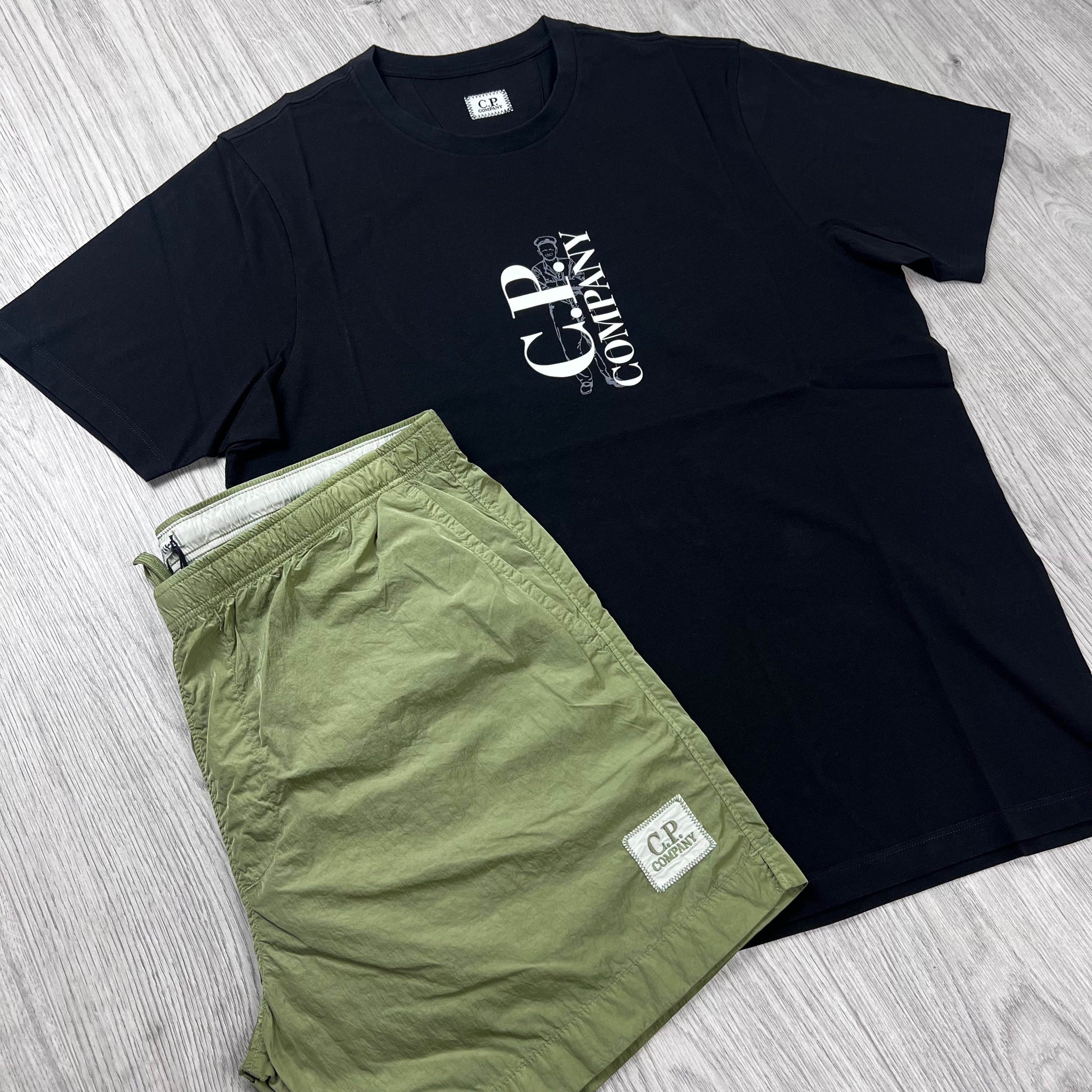 CP Company Holiday Set - Black/Moss Gray