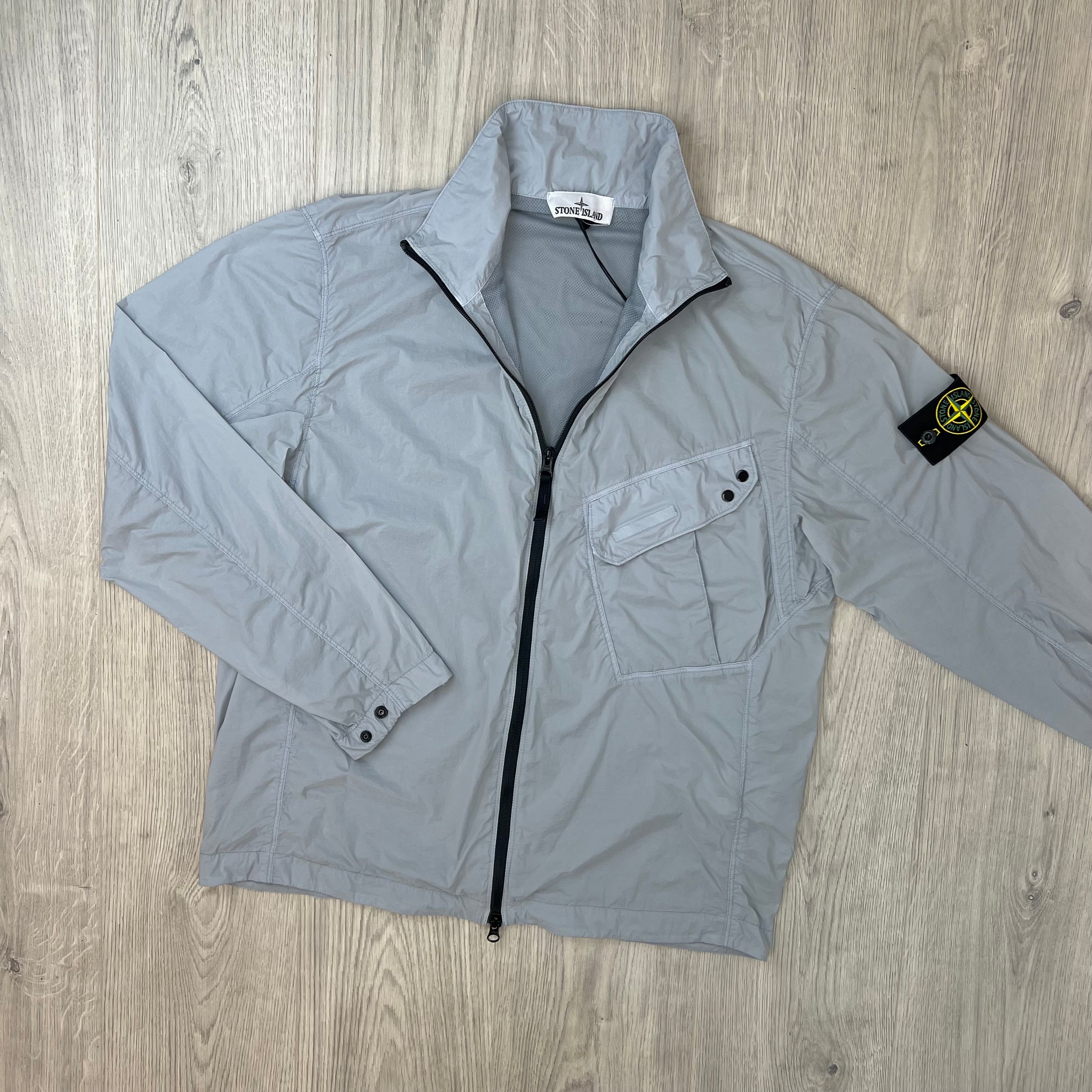 Stone Island Nylon Jacket - Ash Grey