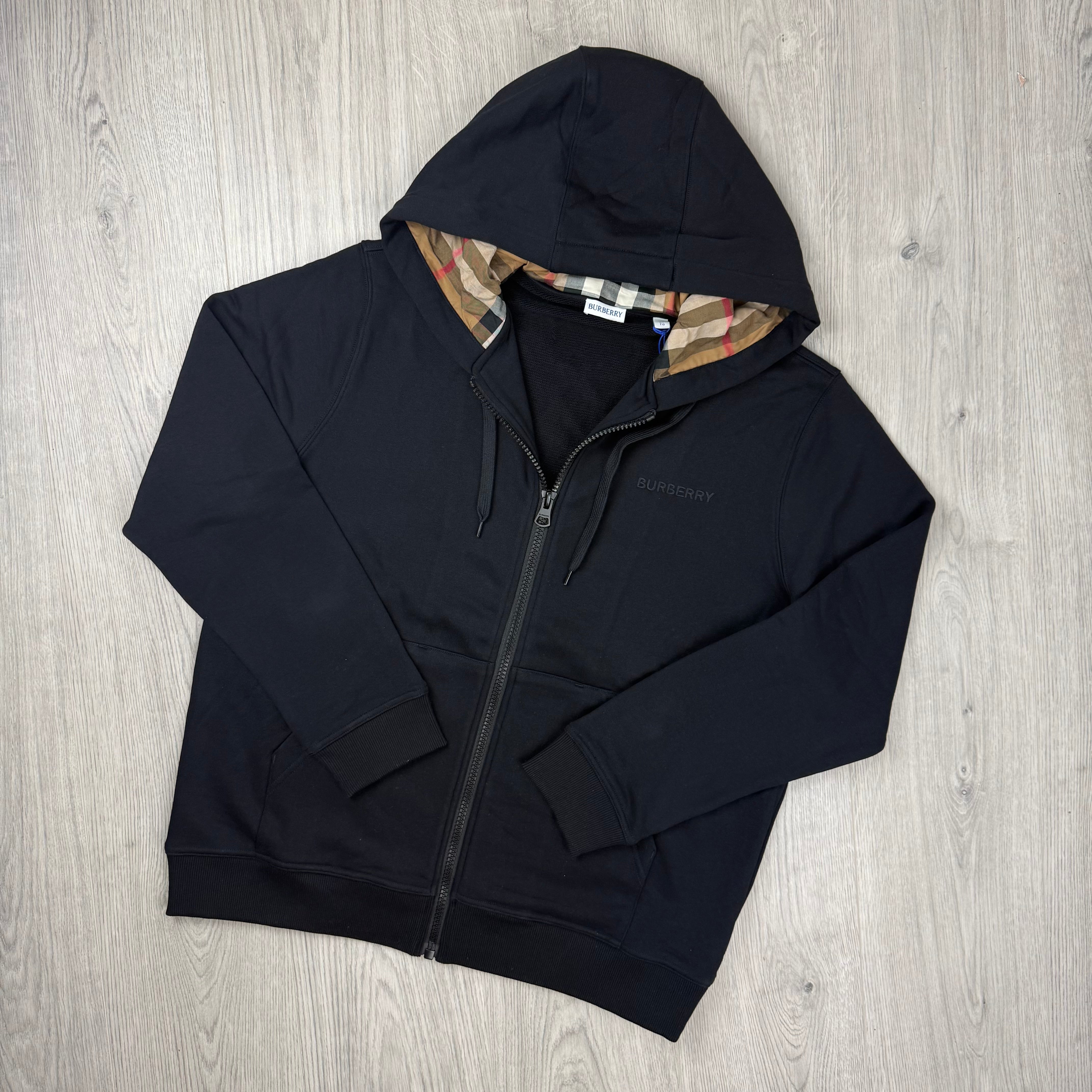 Burberry 'Hove' Zip Hoodie - Black