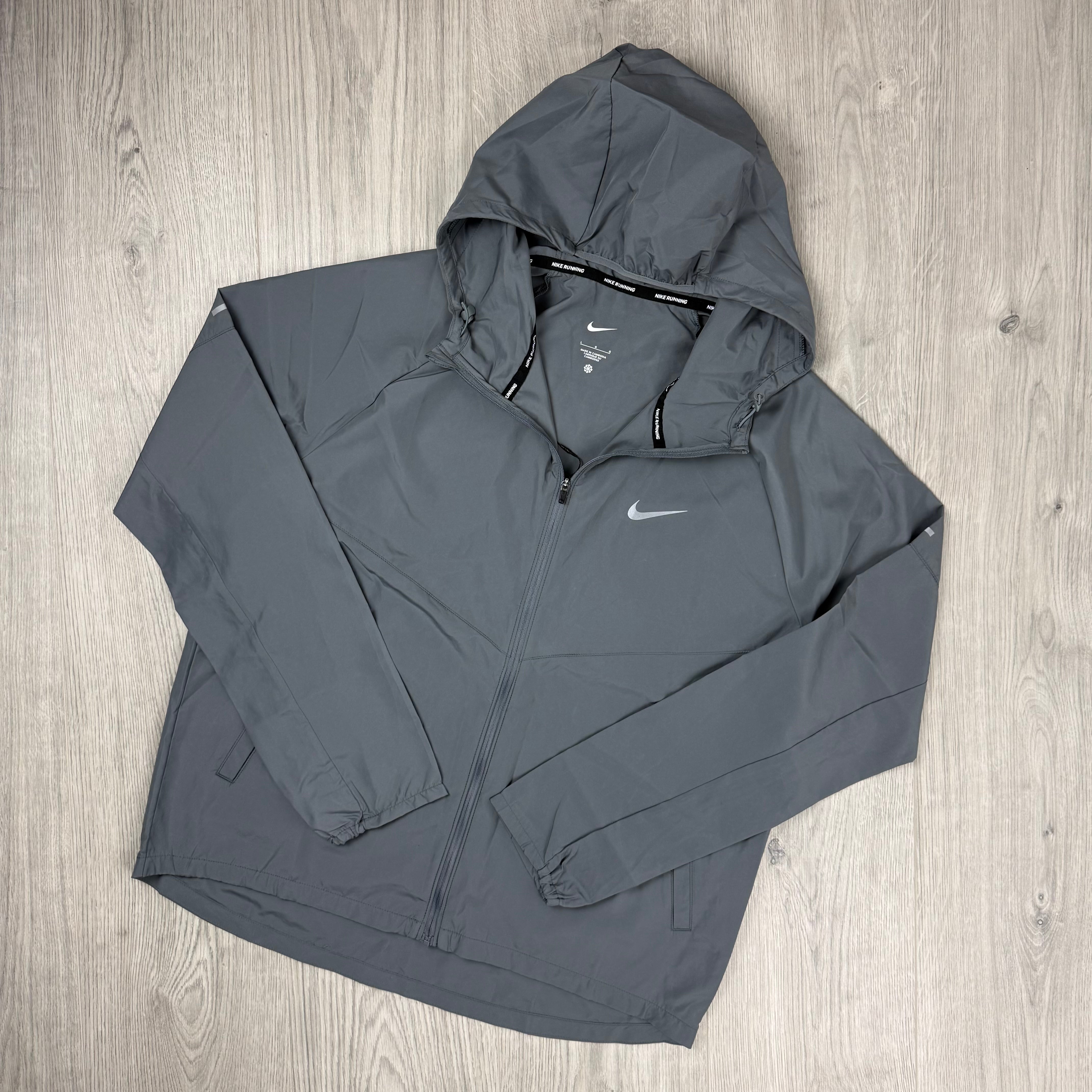 Nike Miler Repel Windbeaker - Smoke Grey
