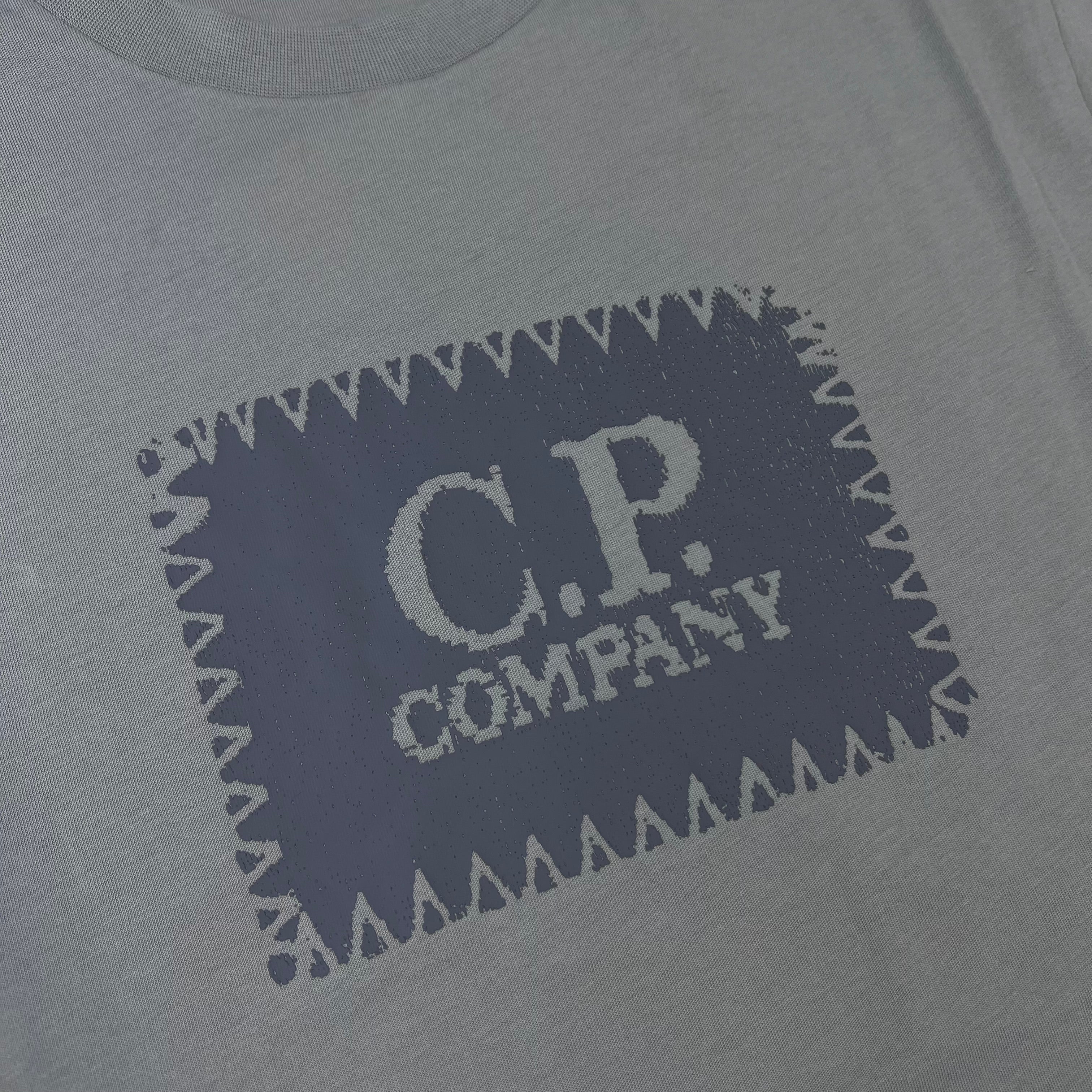 CP Company Stamp T-Shirt - Flint Grey