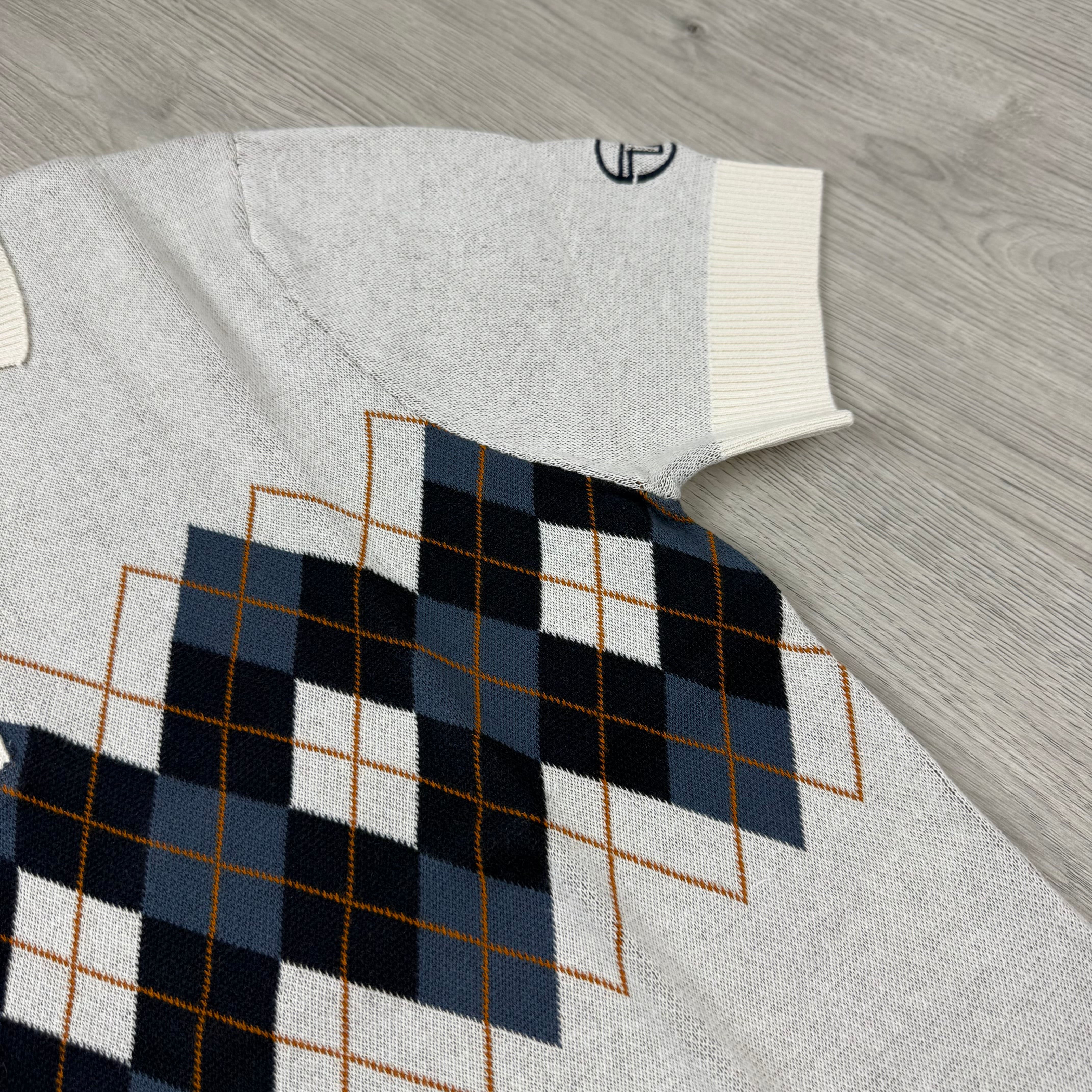 Sergio Tacchini 'Carezza' Knit Polo Shirt - Gardenia