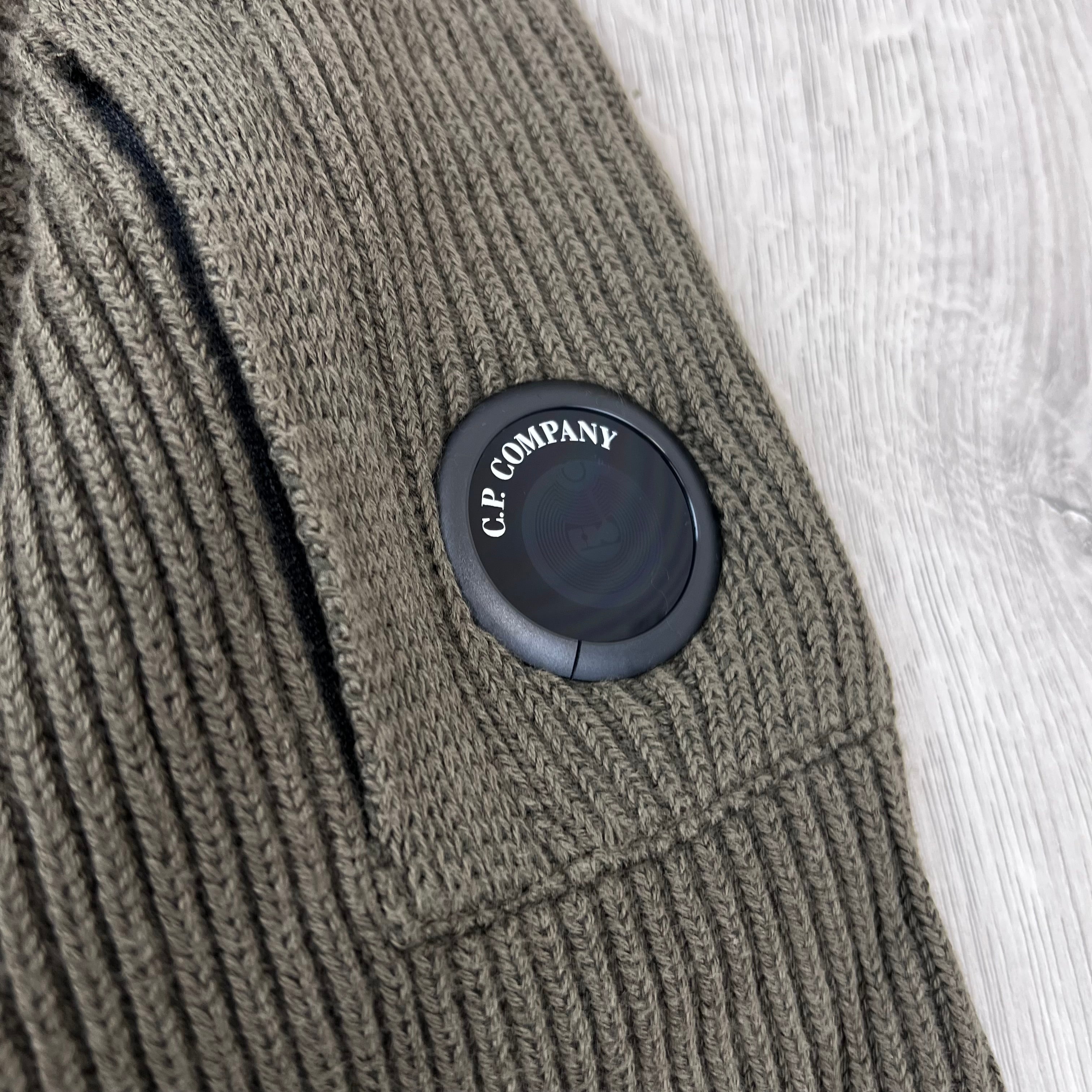 CP Company Knit Sweatshirt - Ivy Green
