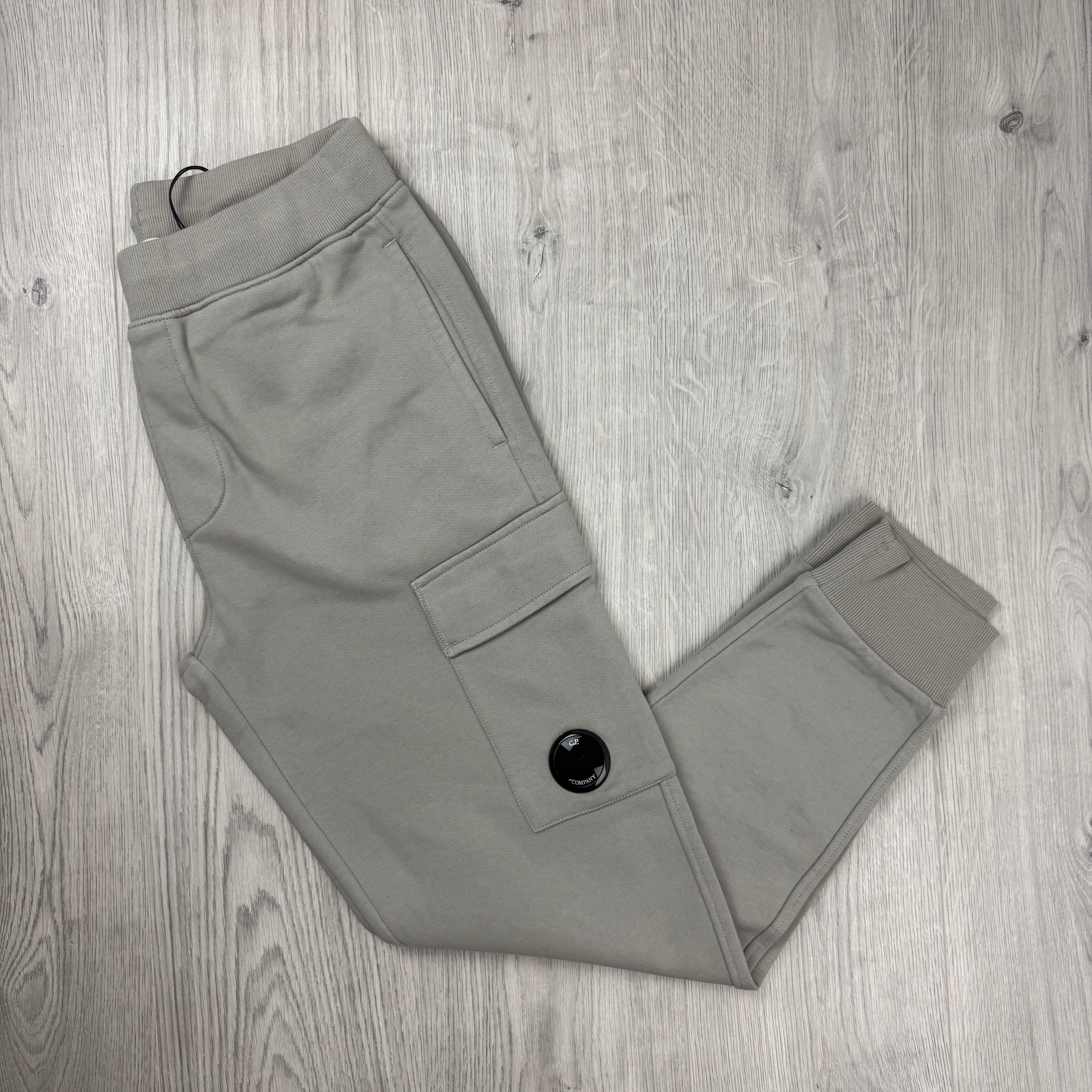 CP Company Raised Fleece Sweatpants - Dove