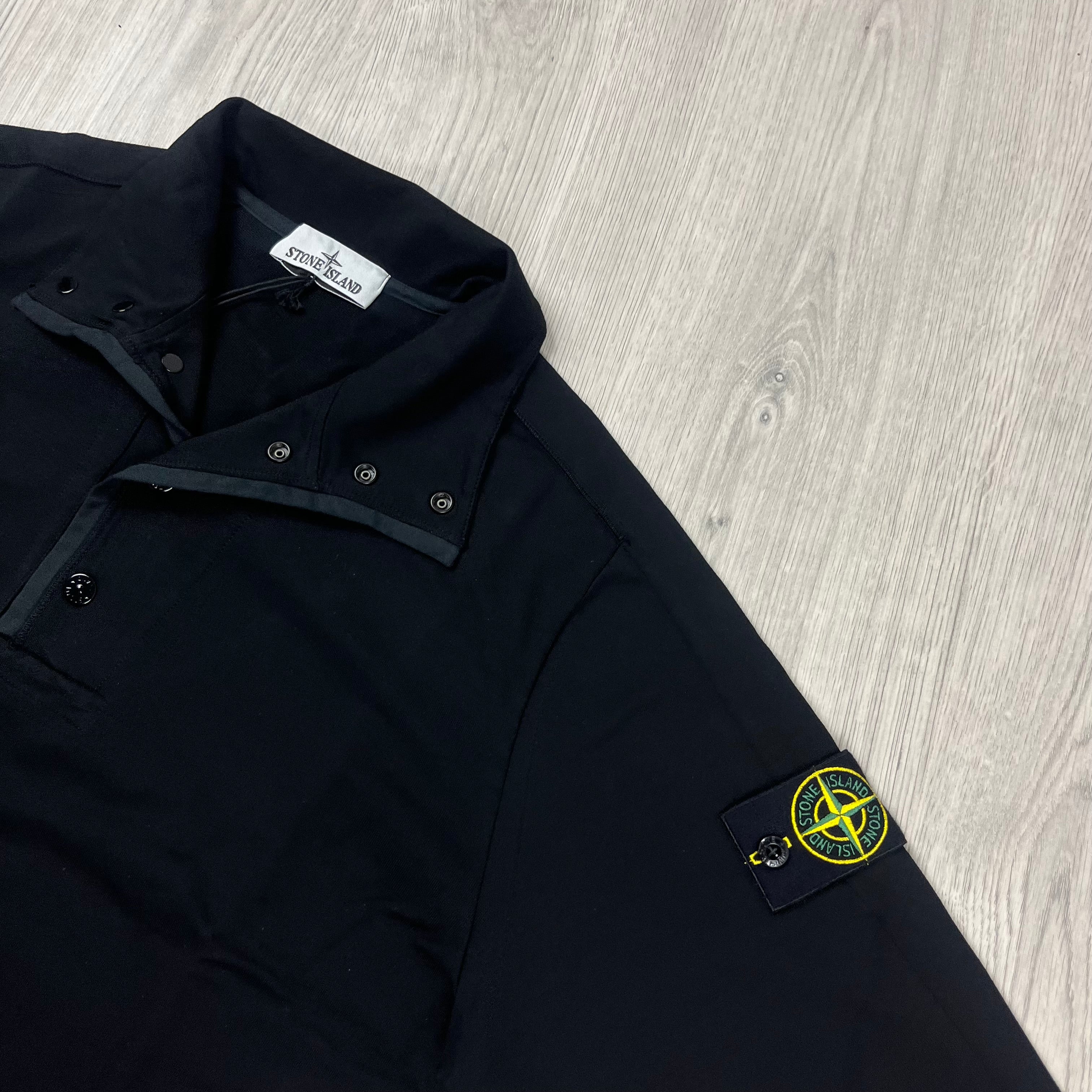 Stone Island Polo Fleece - Black