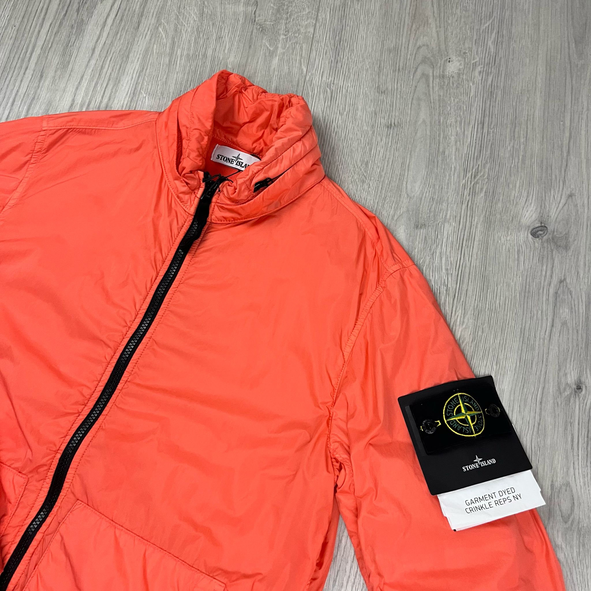 Stone Island Crinkle Reps Jacket - Coral