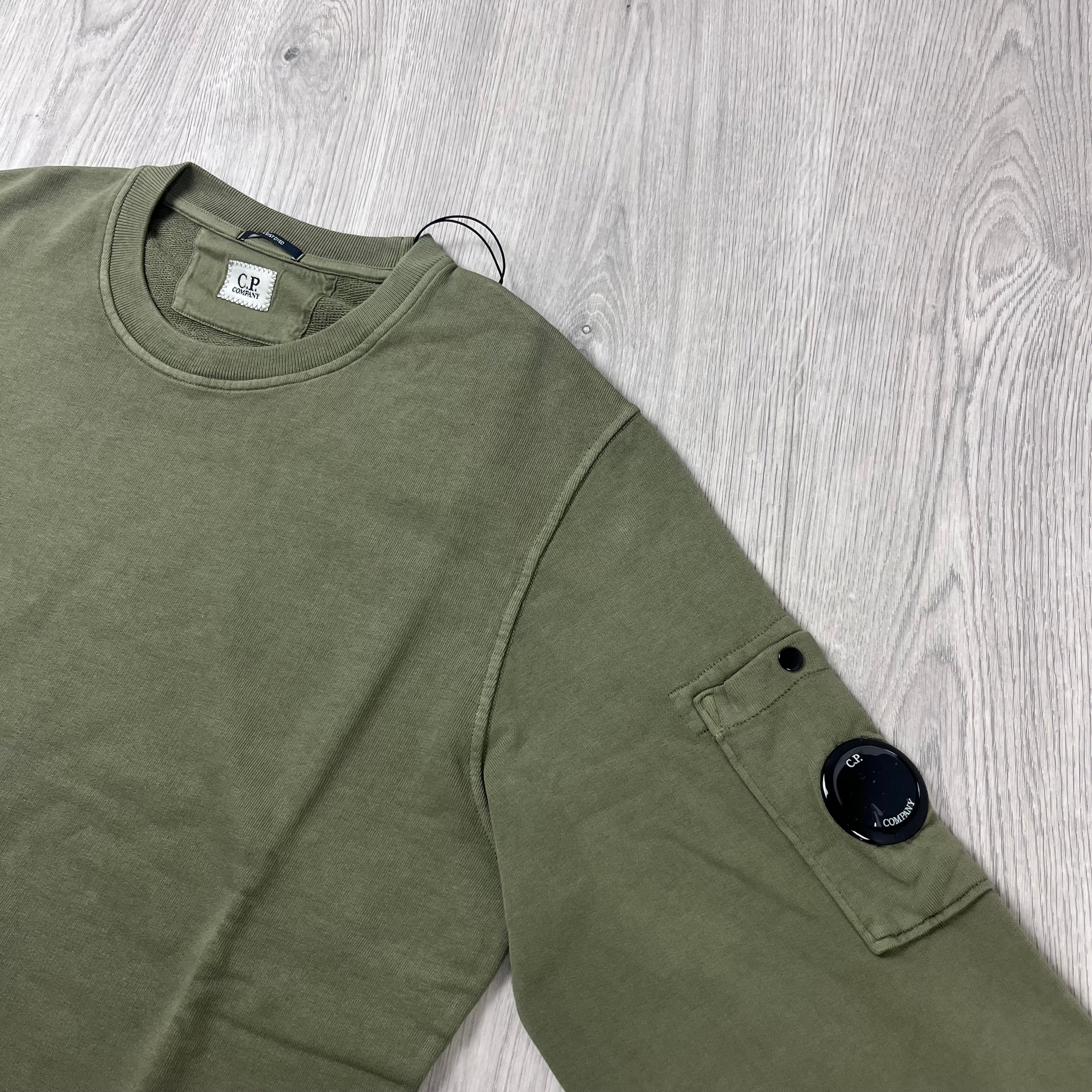 CP Company Dyed Sweatshirt - Bronze Green