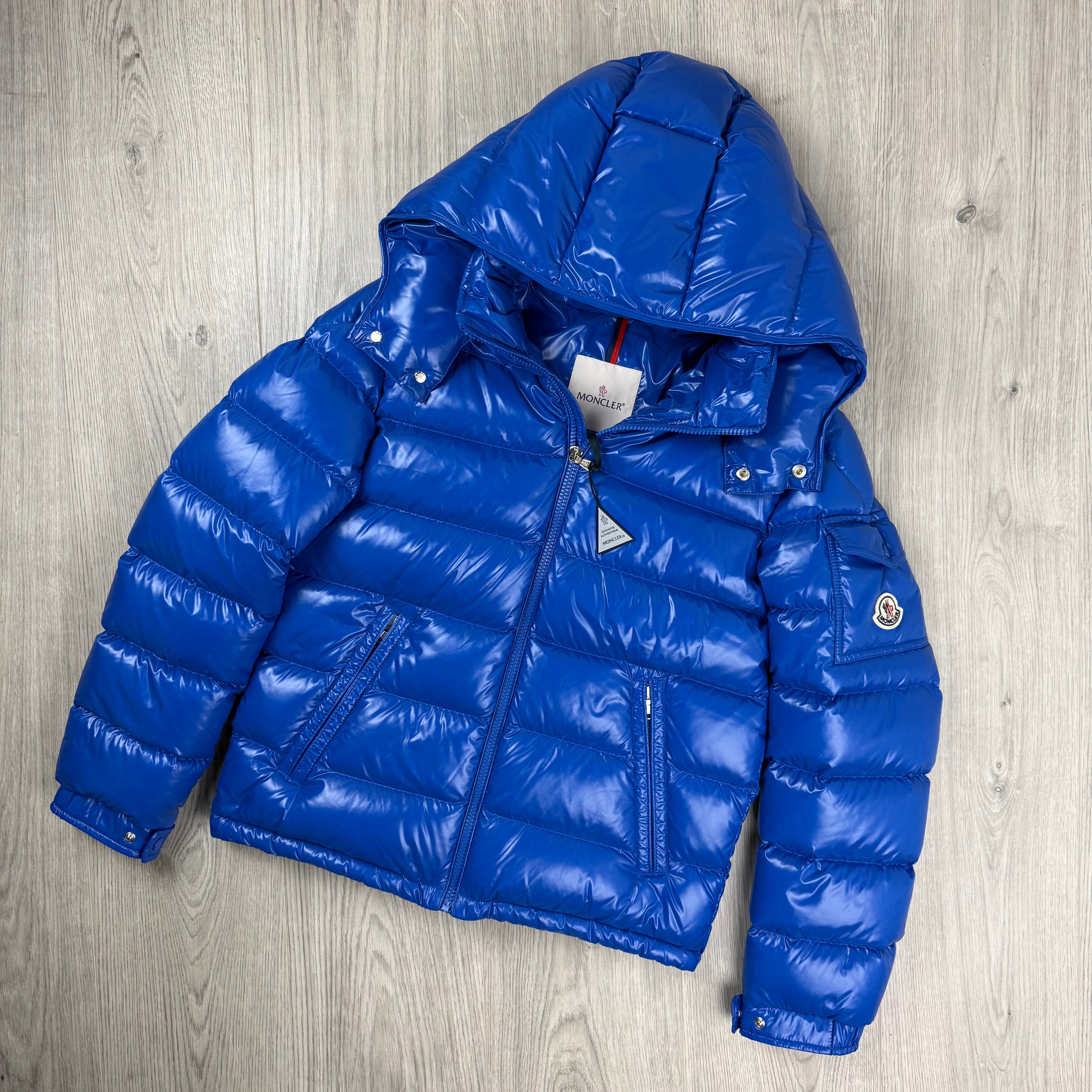 Moncler Junior Maya Coat - Electric Blue