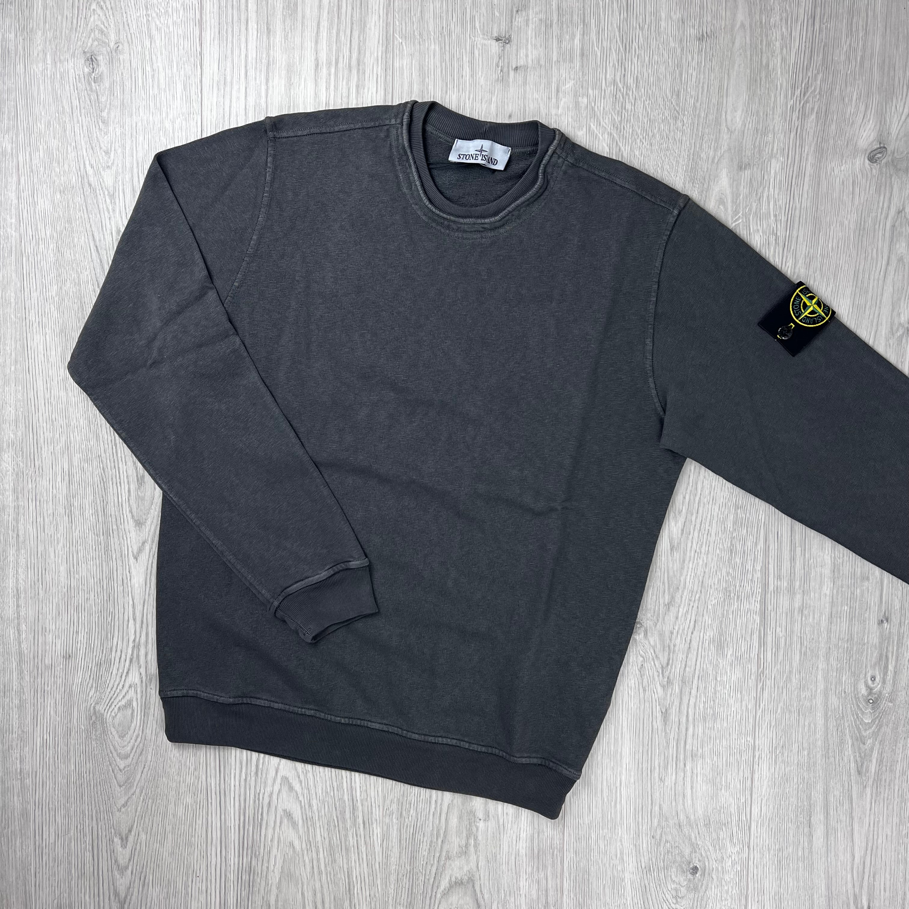 Stone Island Malife 'Old' Sweatshirt - Charcoal