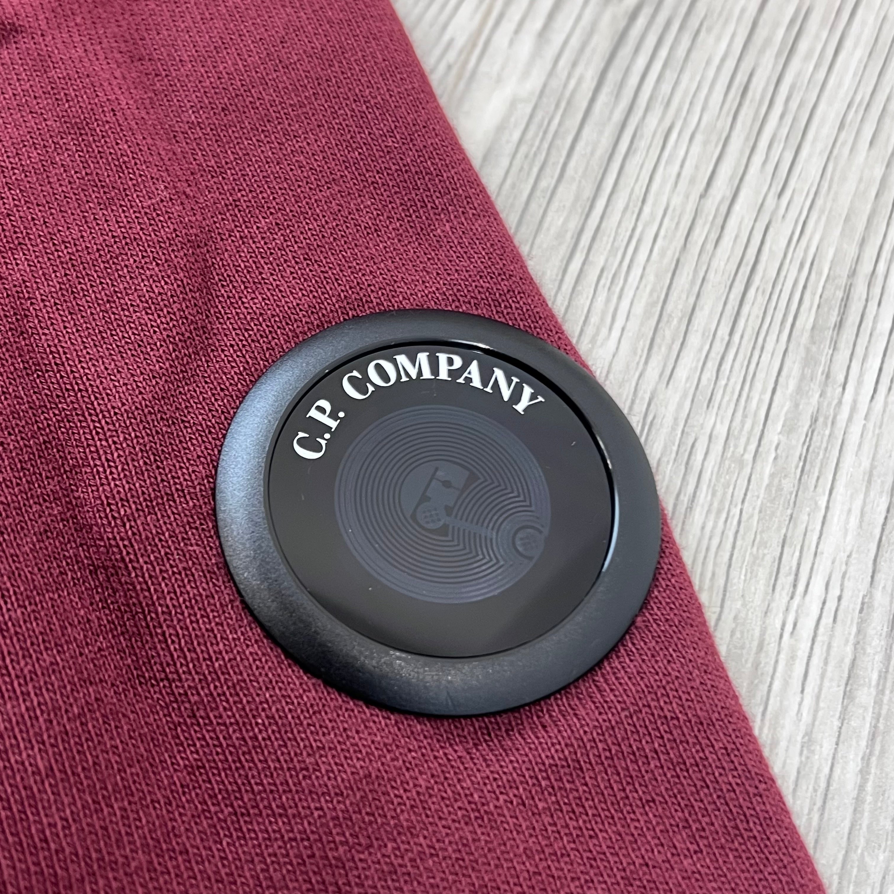 CP Company Raised Fleece Sweatshirt - Andorra Red