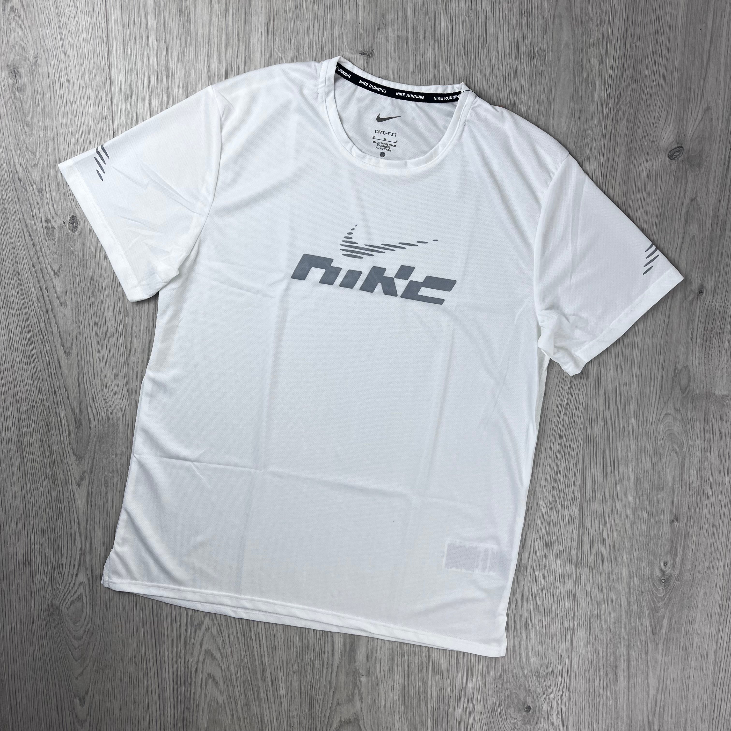 Nike 'Miler' Flash T-Shirt - White