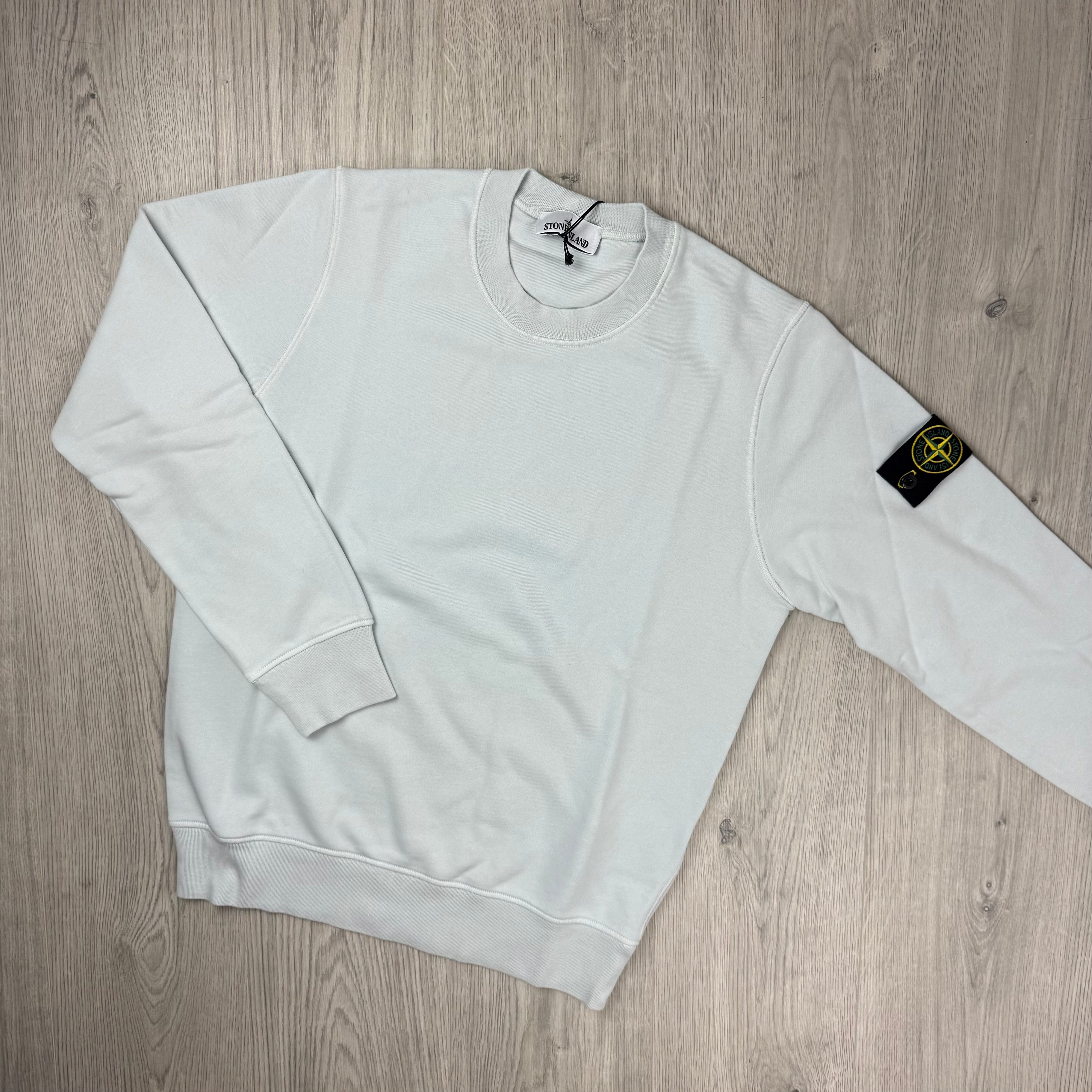Stone Island Dyed Sweatshirt - Sky Blue