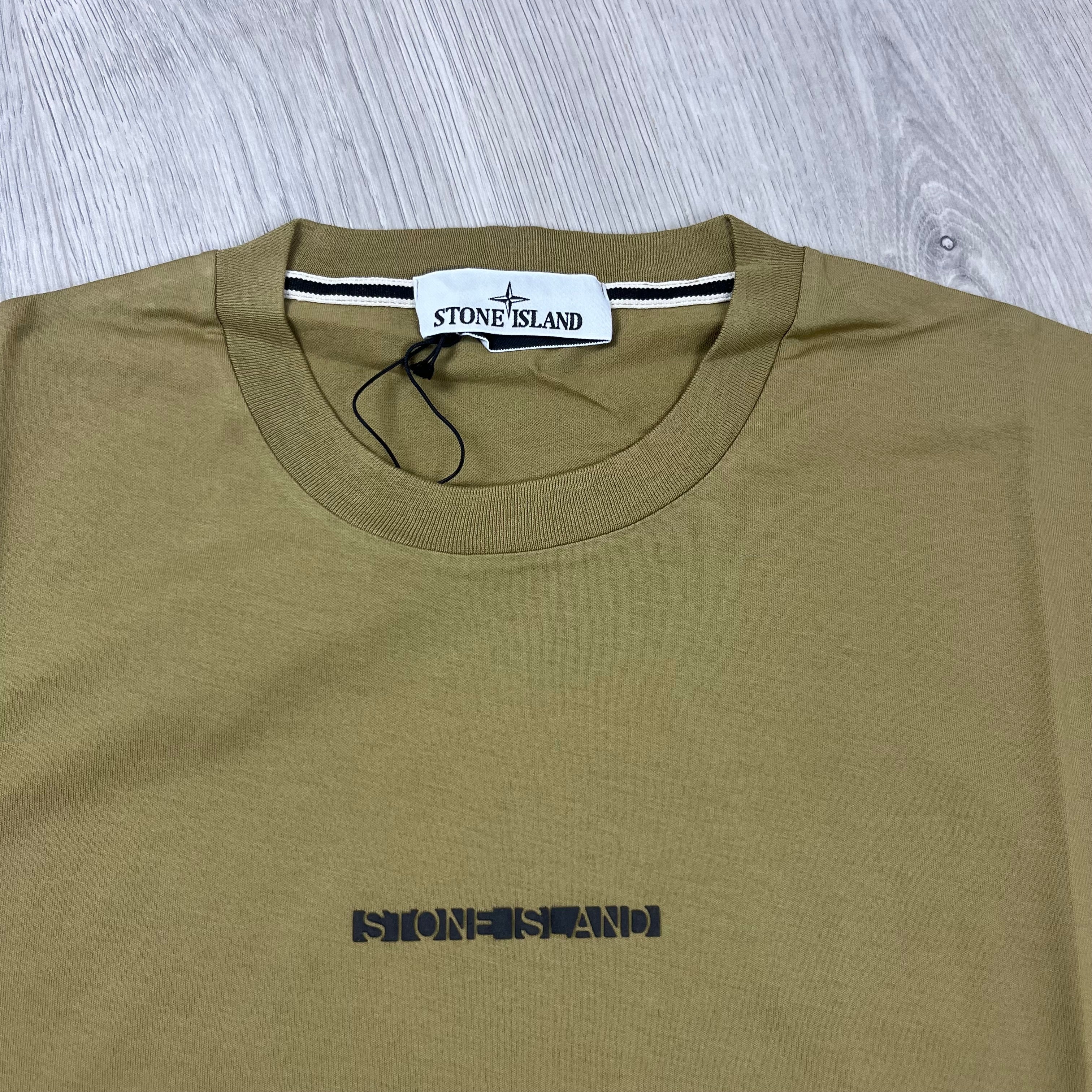 Stone Island Printed T-Shirt - Beige