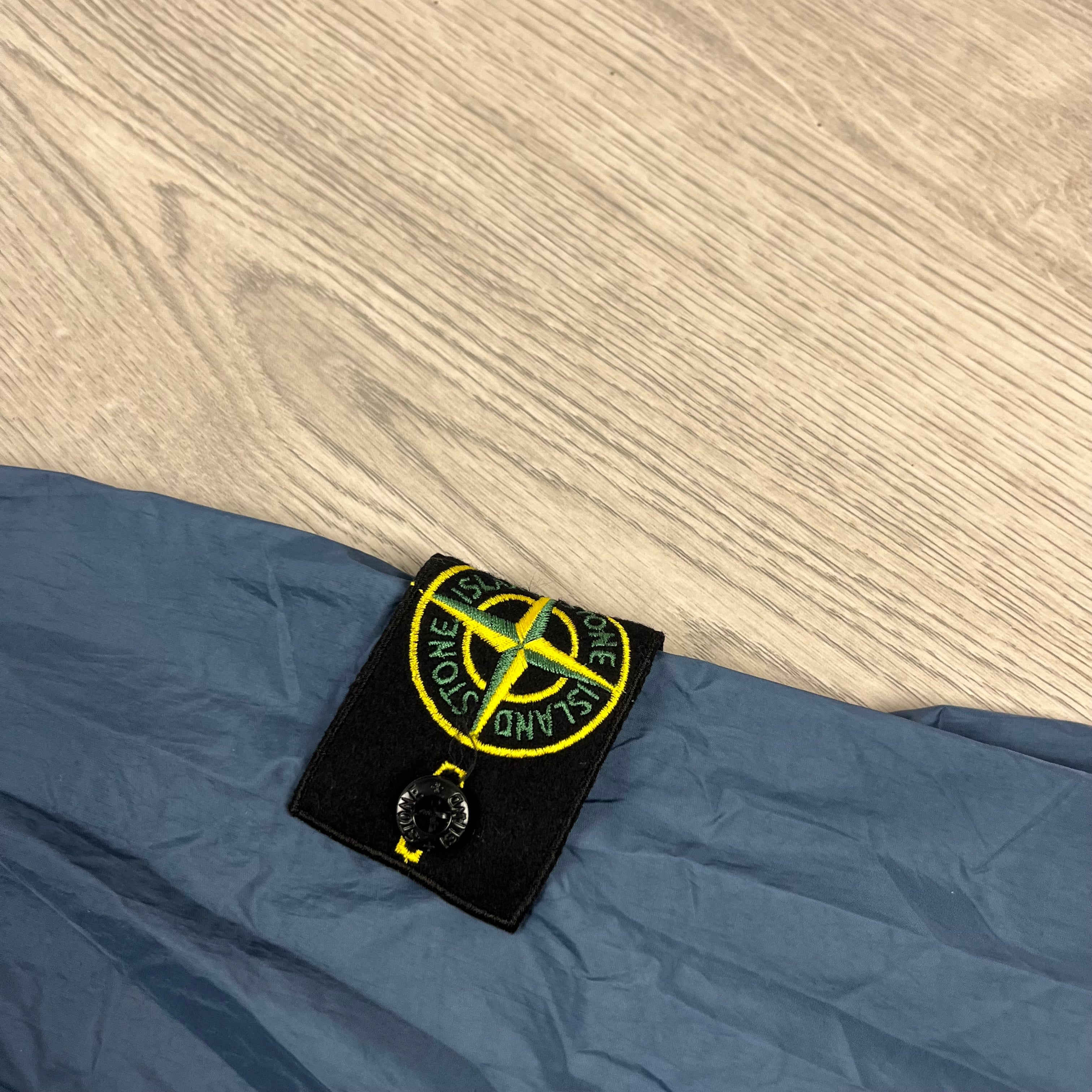 Stone Island Crinkle Reps Jacket - Avio Blue