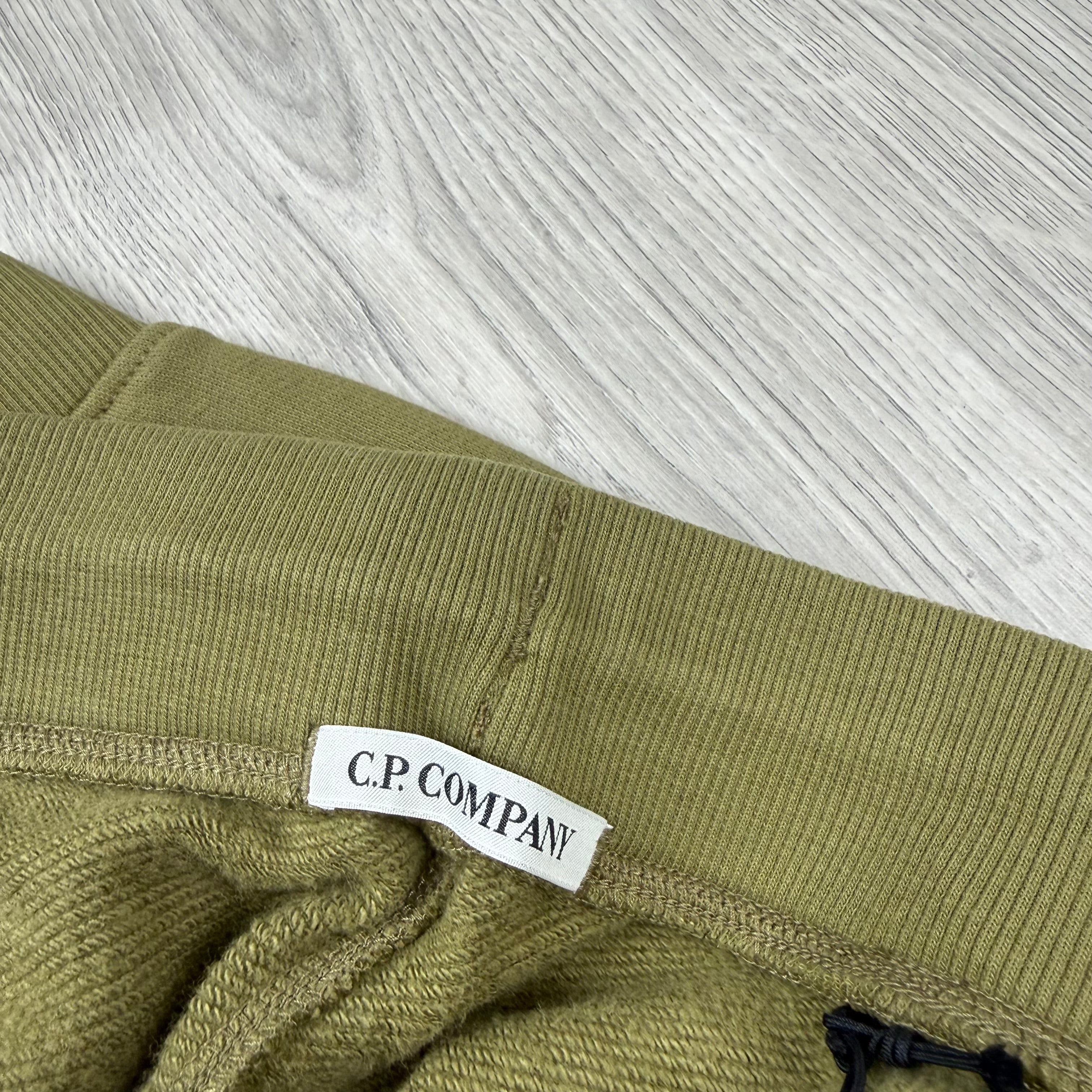 CP Company Raised Fleece Sweatpants - Dried Herb