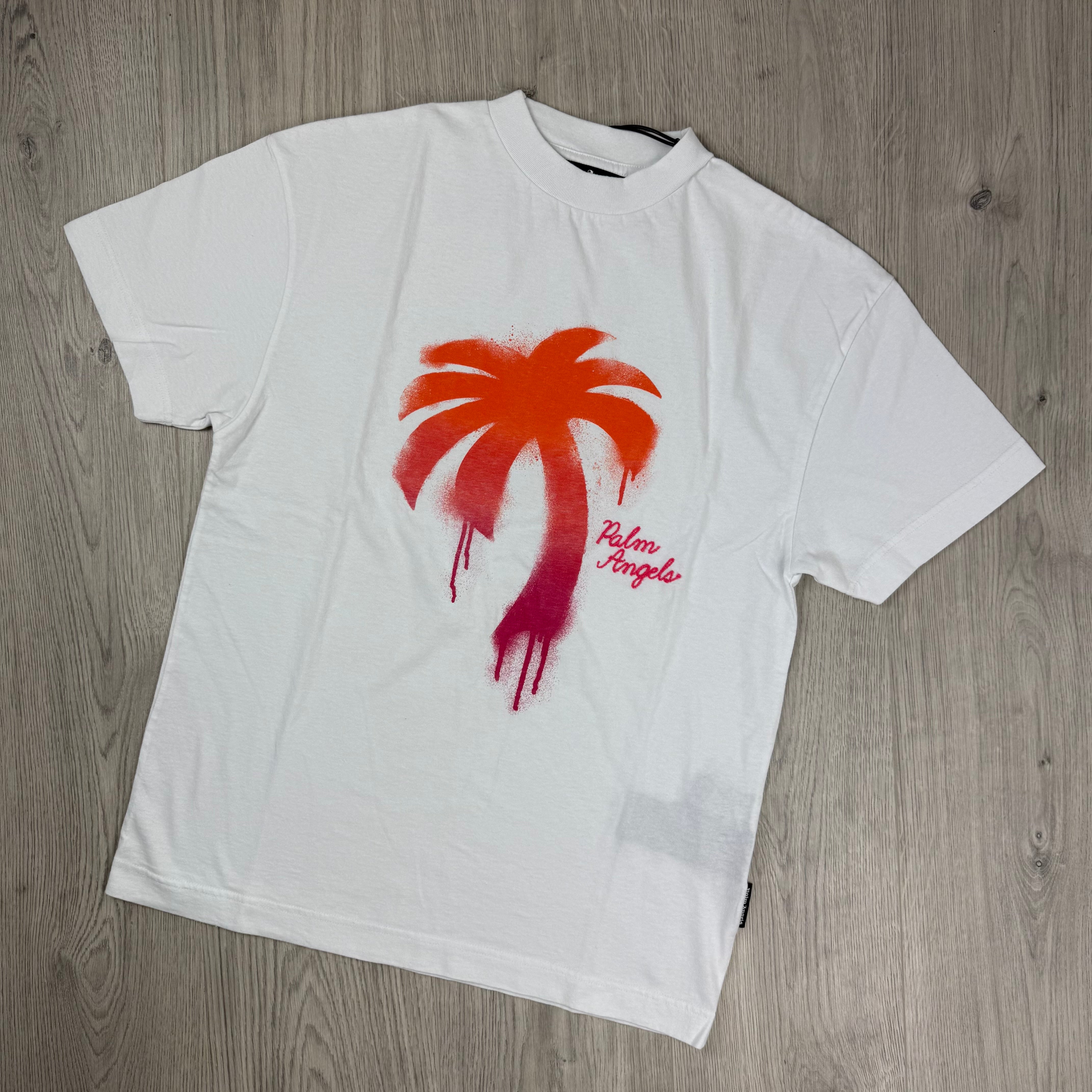 Palm Angels Spray T-Shirt - White