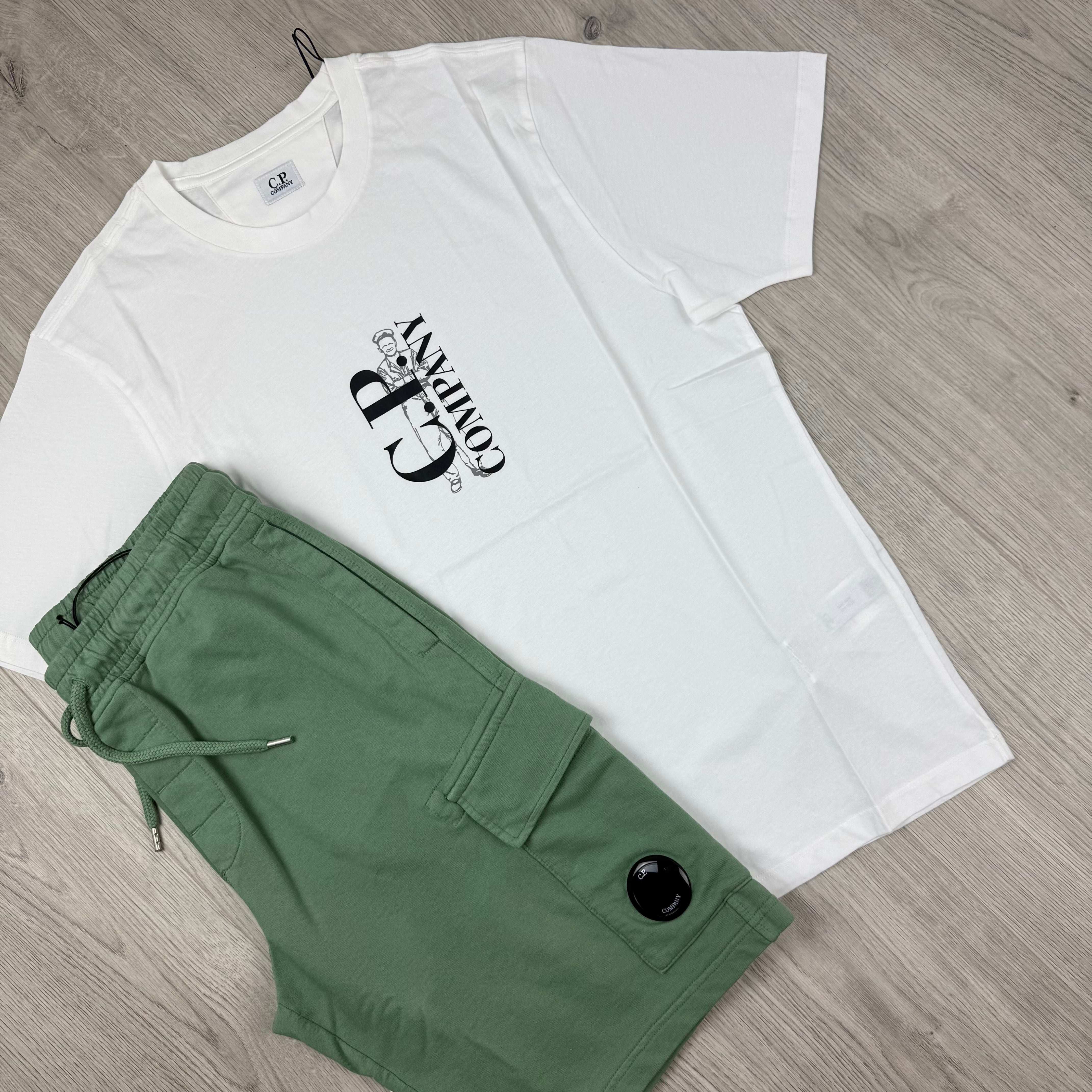 CP Company Set - White/Green Bay