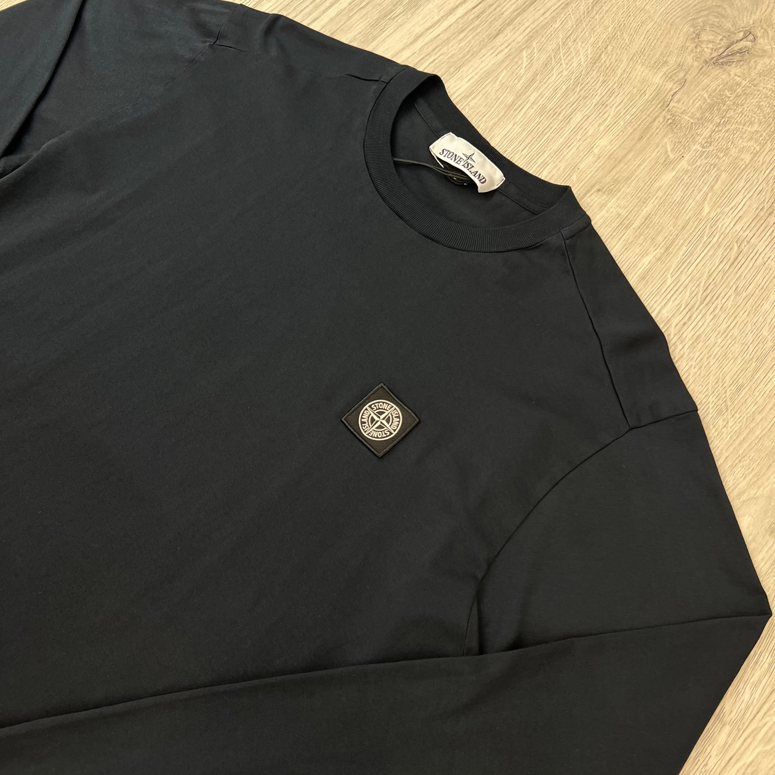 Stone Island Long Sleeve T-Shirt - Navy