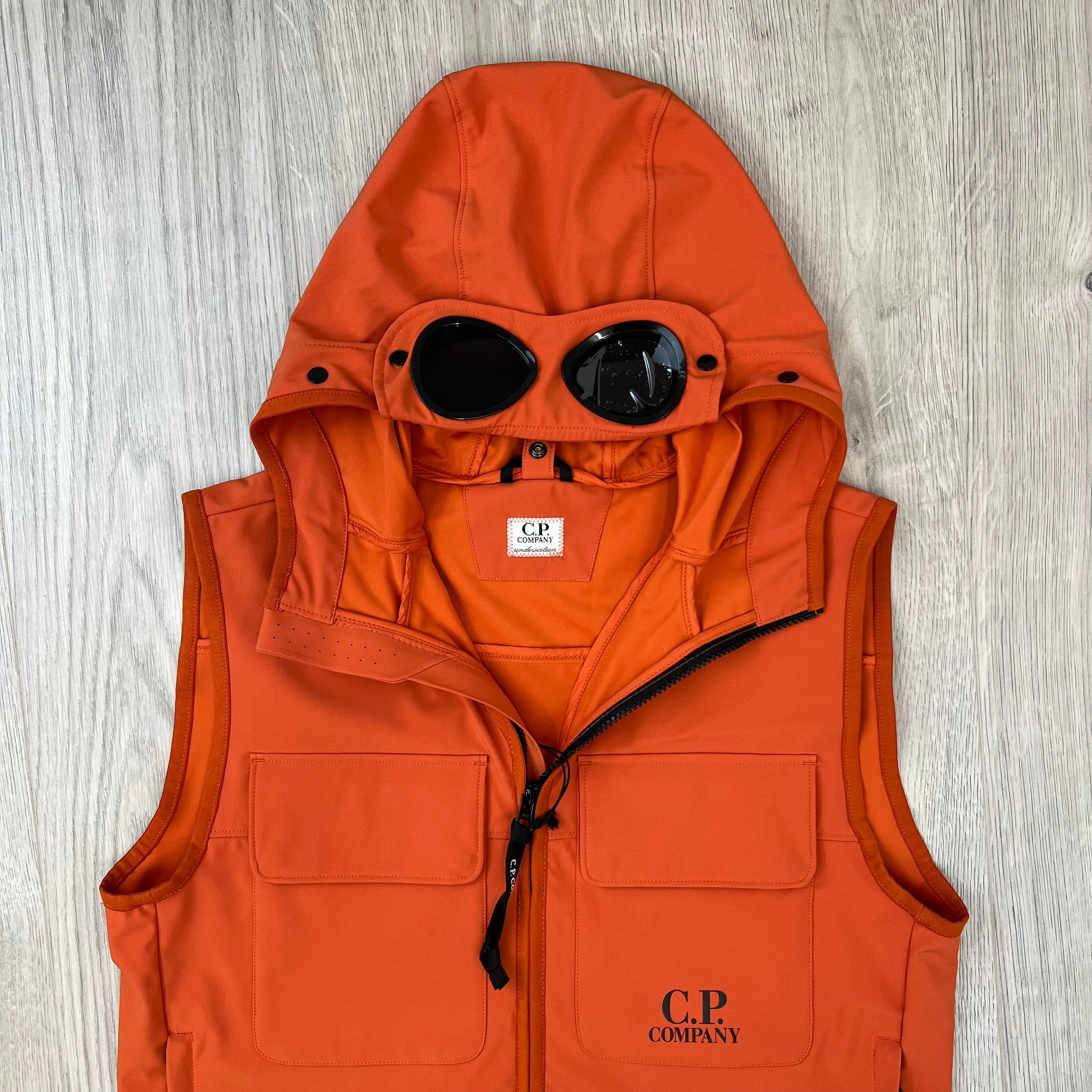 CP Company Junior Shell-R Gilet - Pumpkin