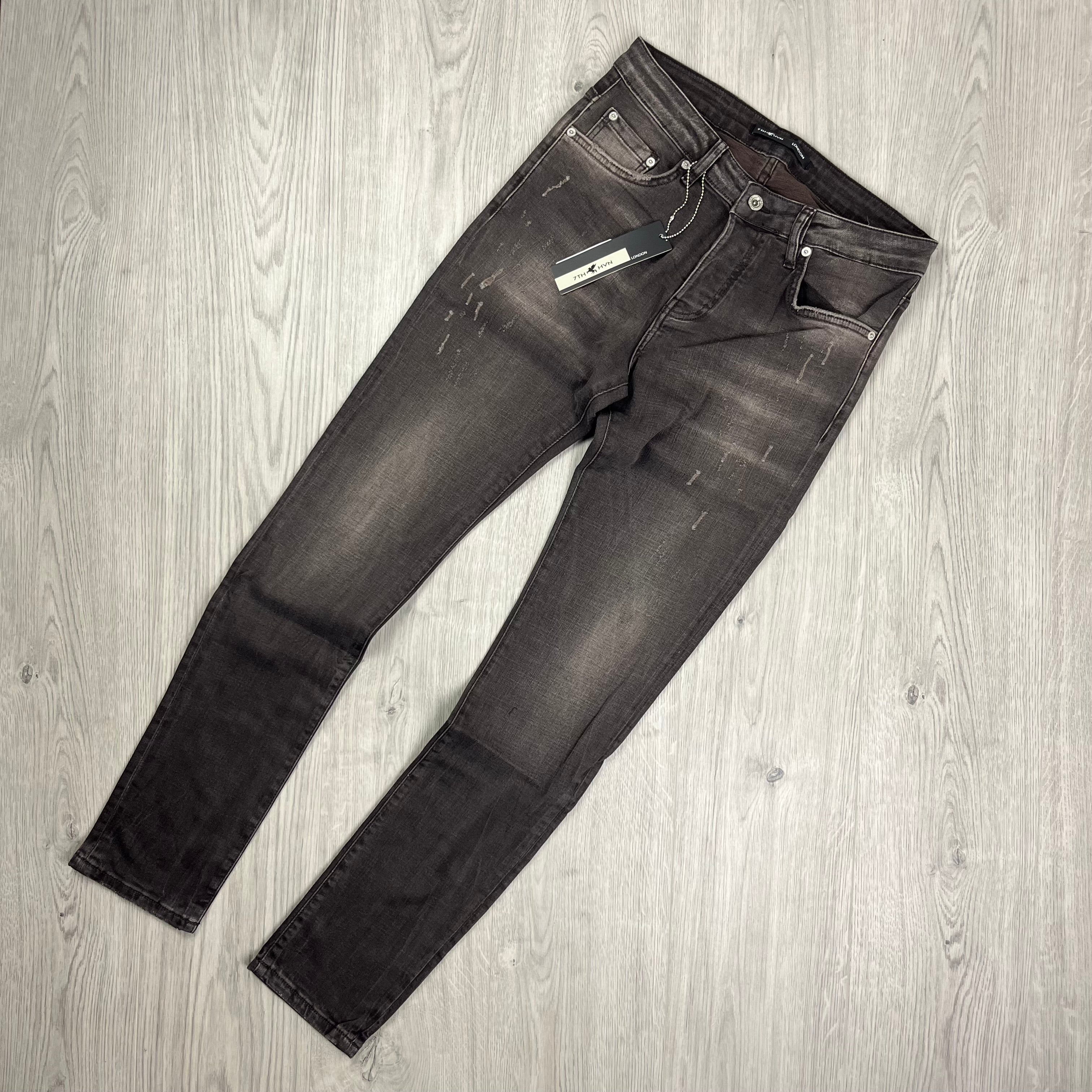 7TH HVN Slim Jeans - Brown