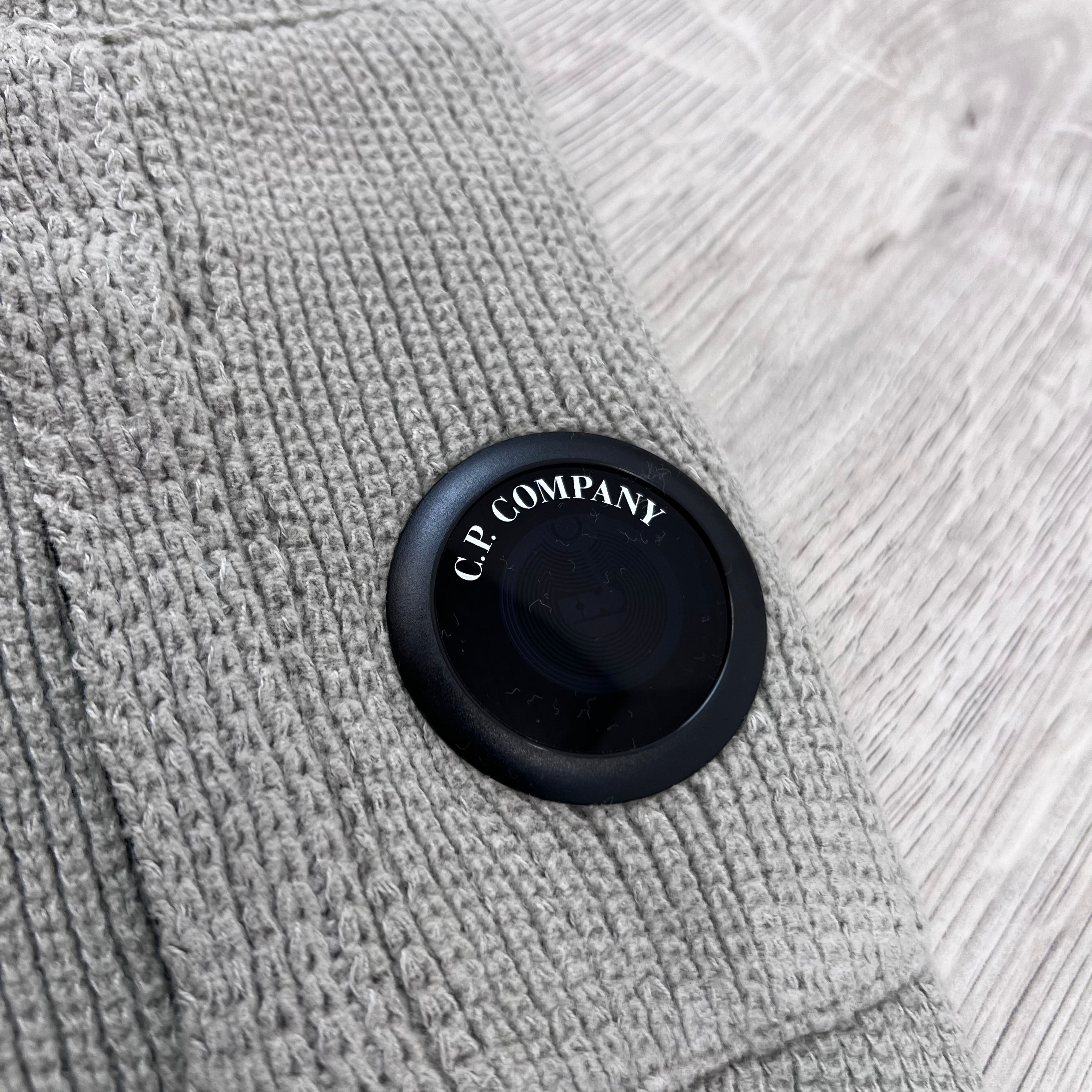 CP Company Chenille Sweatshirt - Flint Grey