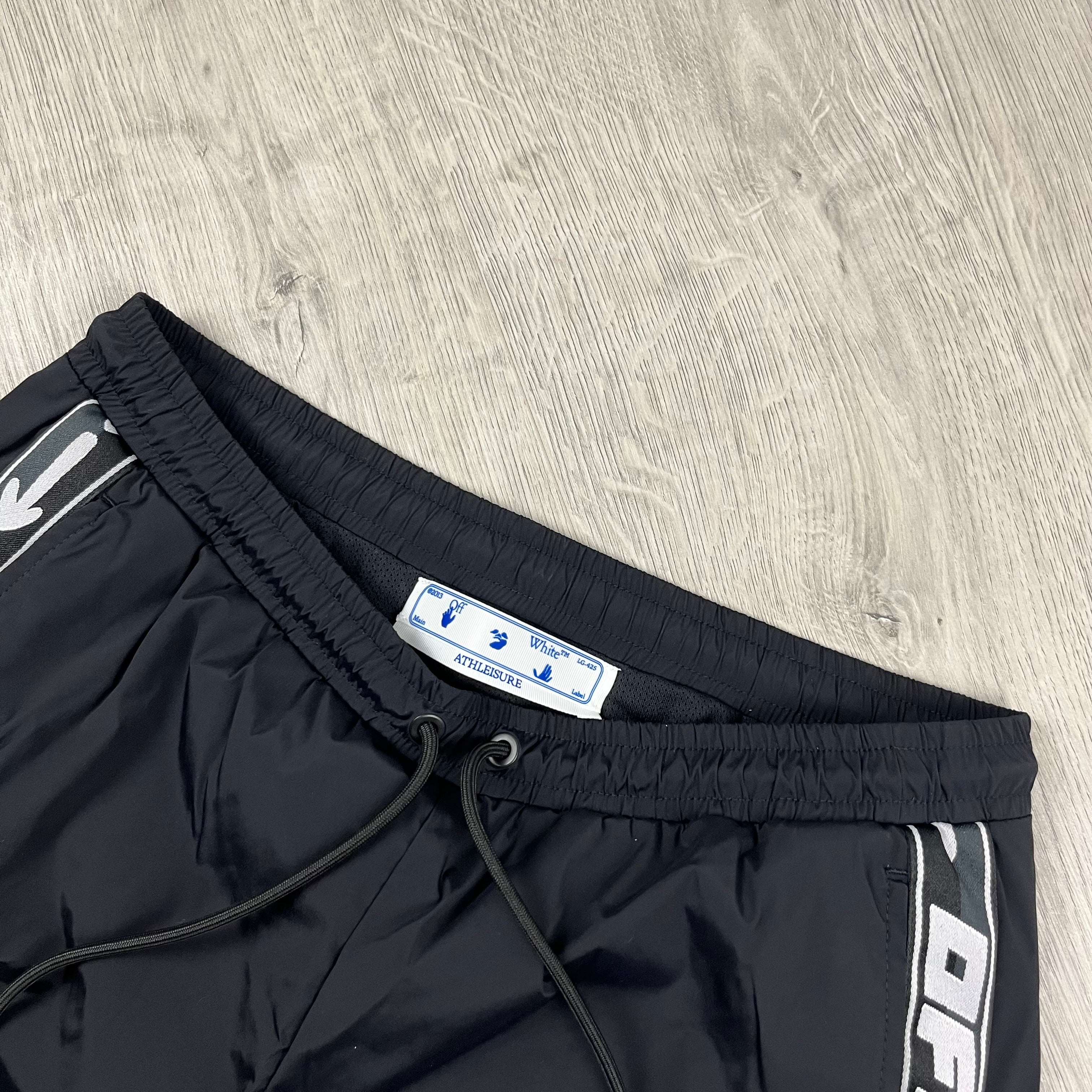 Off-White Tape Swim Shorts - Black