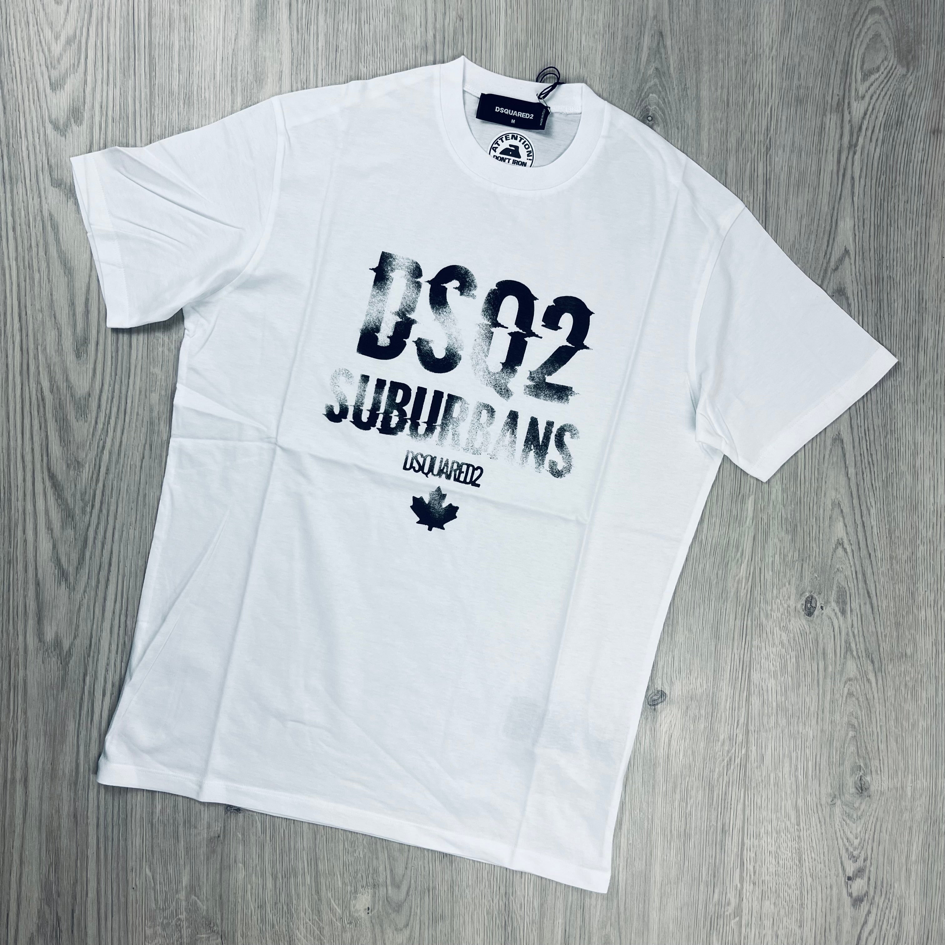 DSQUARED2 Printed T-Shirt - White