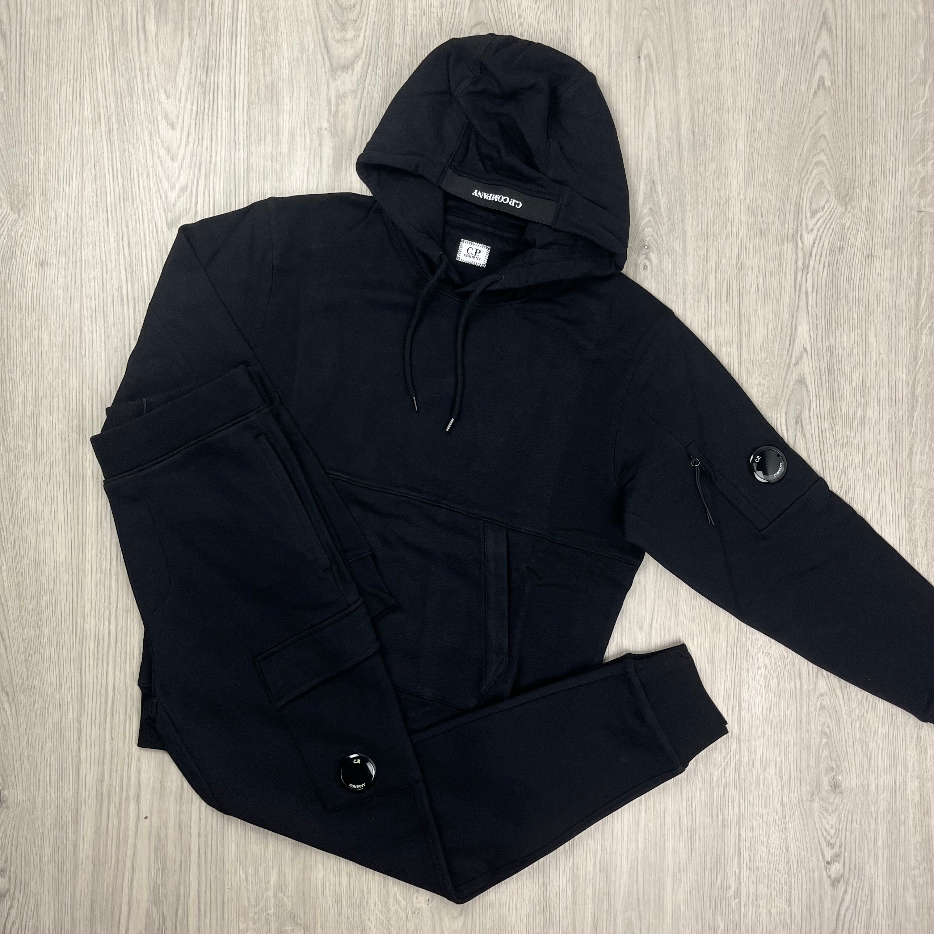 CP Company Tracksuit in Black. On sale at Open Attire. 