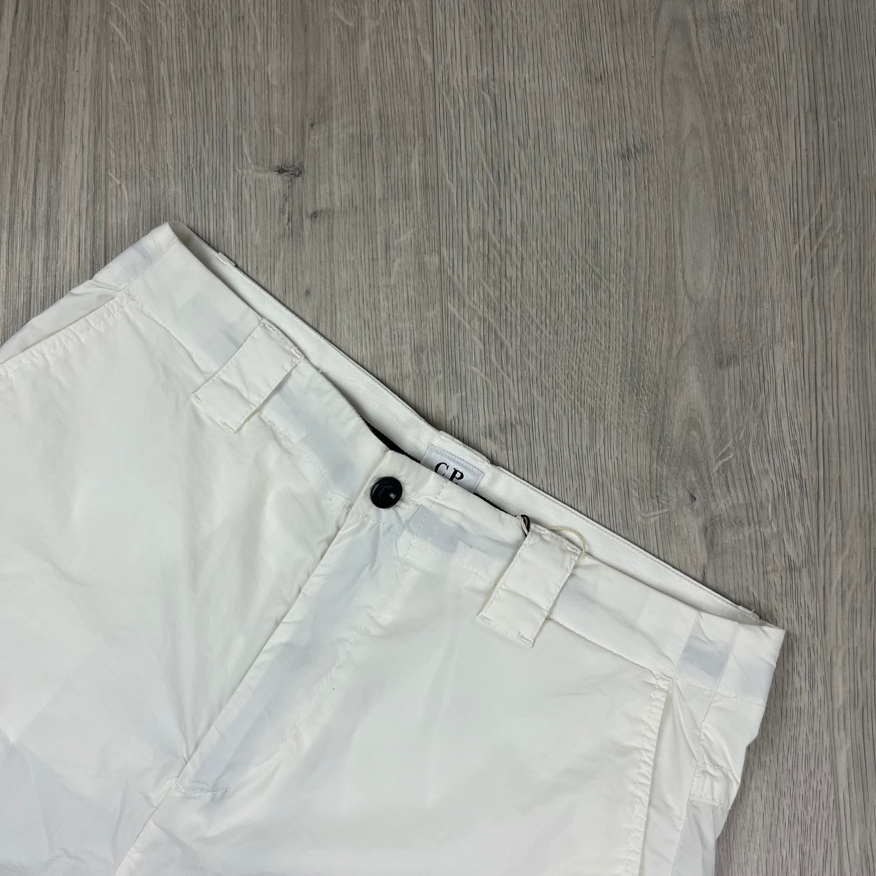 CP Company Cargo Shorts - White