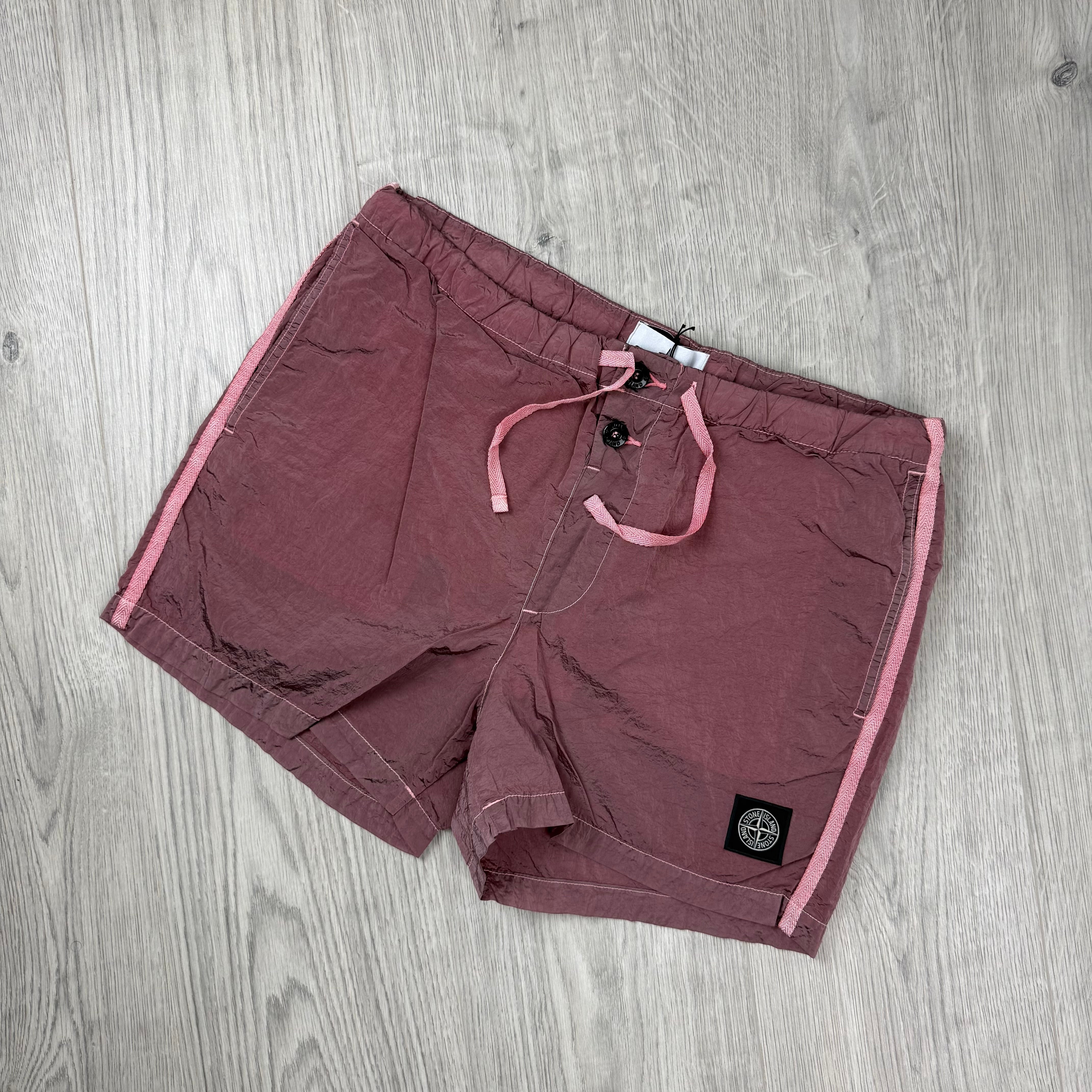 Stone Island Metal Swim Shorts - Oleander